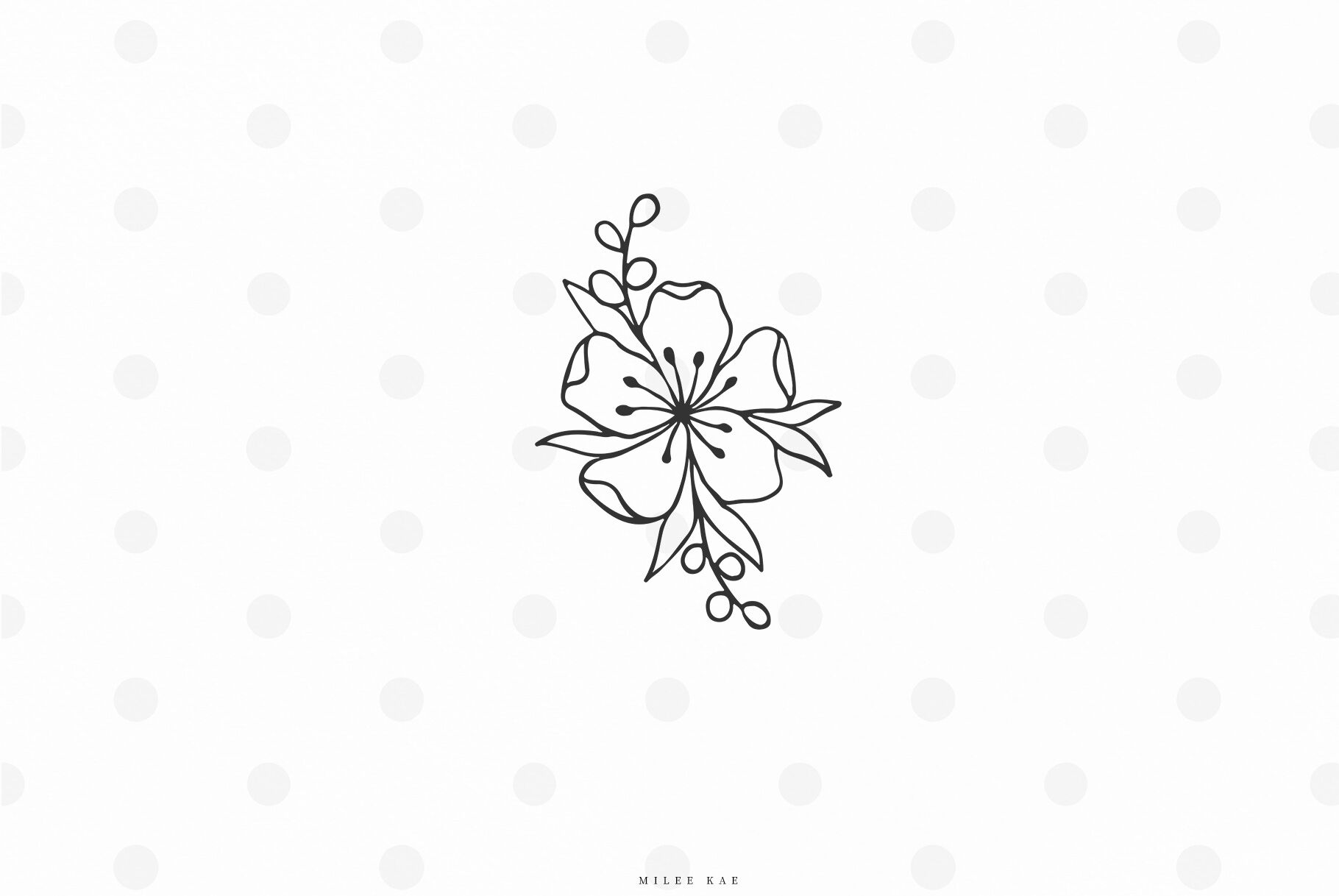 Free Free 207 Outline Wildflower Svg SVG PNG EPS DXF File