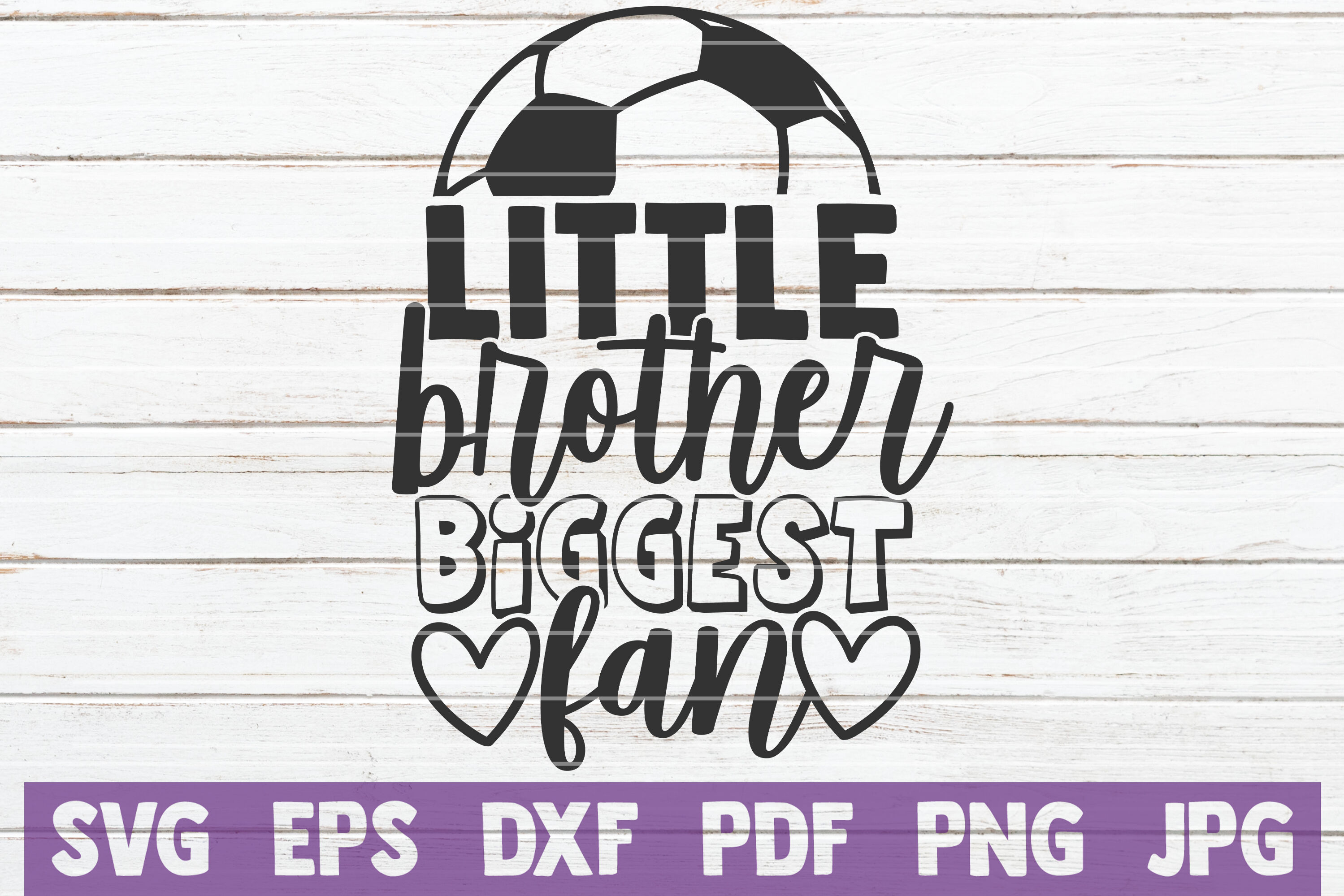 Little Brother Biggest Fan SVG Cut File By MintyMarshmallows ...