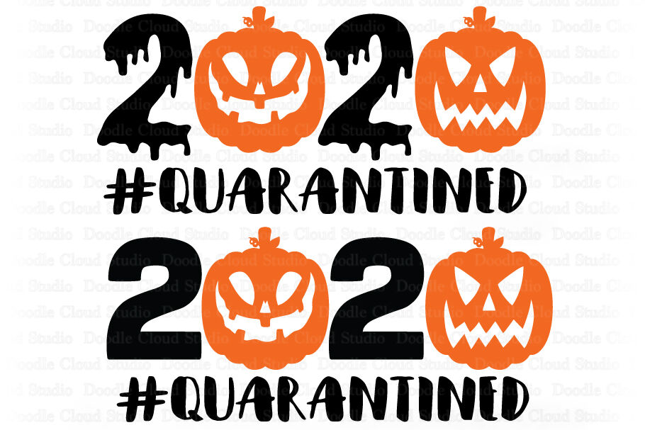 Halloween Quarantined Svg 2020 Halloween Svg Files By Doodle Cloud Studio Thehungryjpeg Com