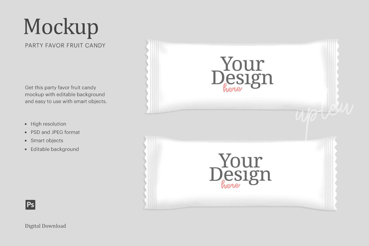 Download Candy Wrapper Mockup | Compatible With Affinity Designer ...