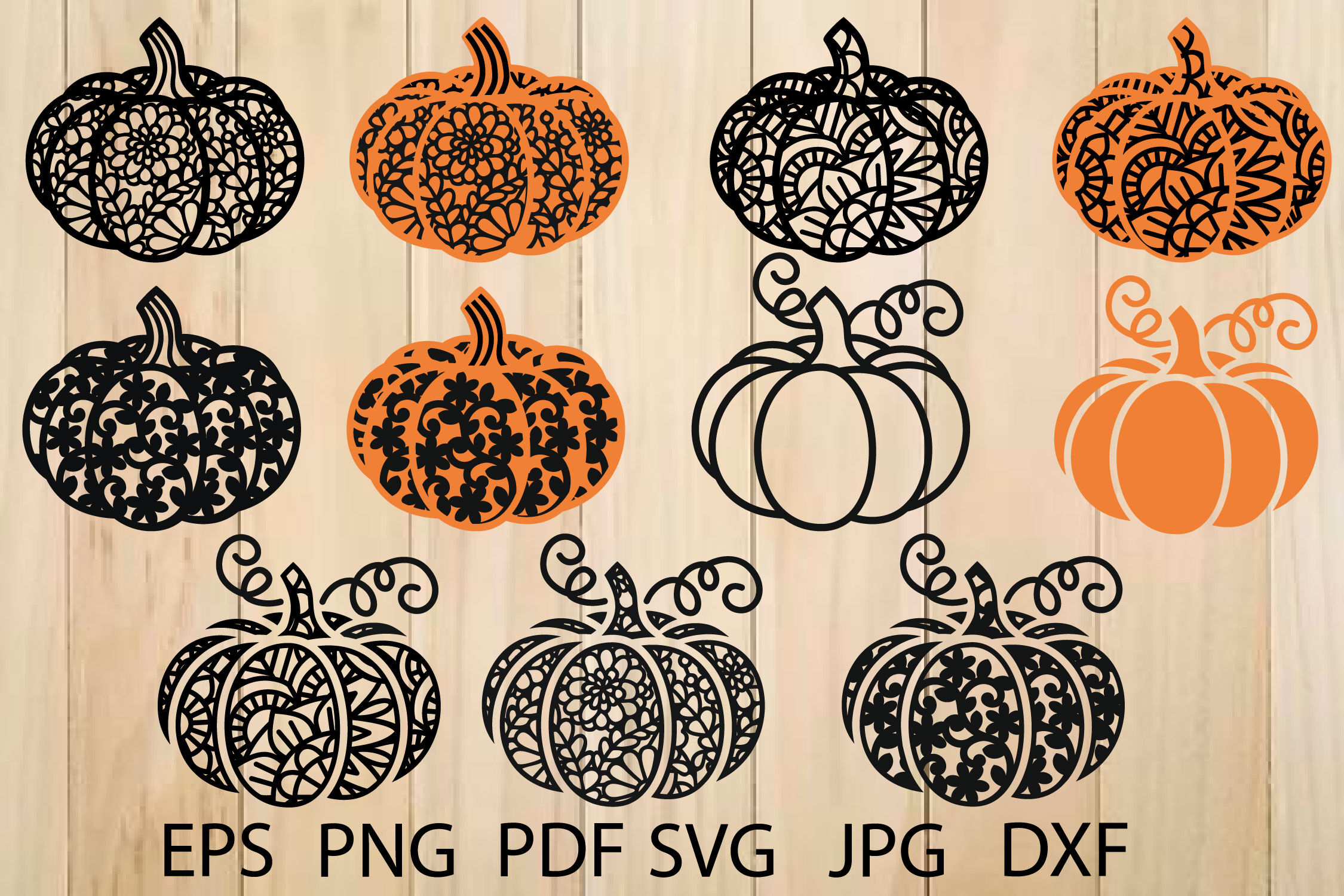 Lace Pumpkin Svg, Thanksgiving Day Svg, Pumpkins Svg By ...