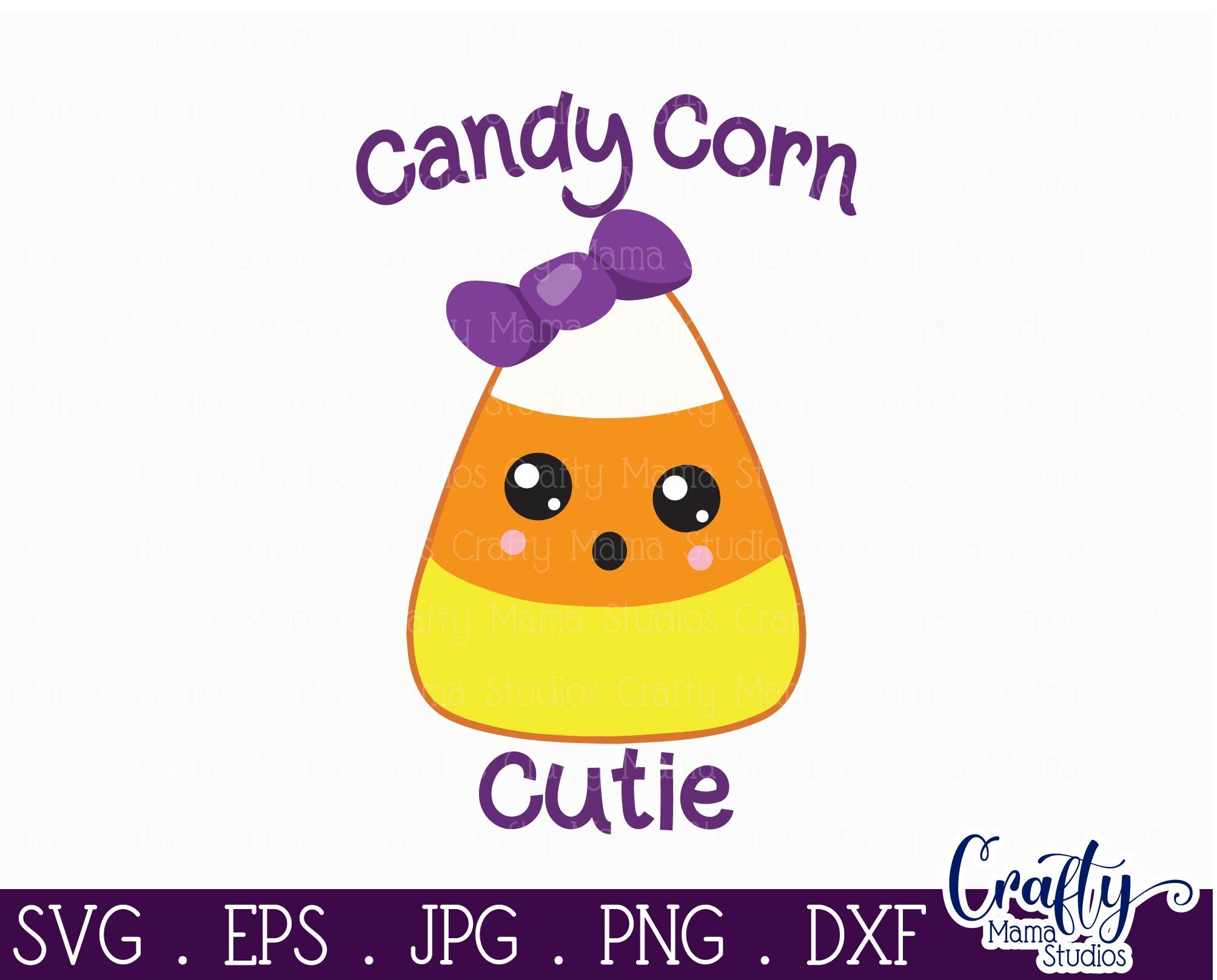 Candy Corn Cutie, Halloween Candy Svg By Crafty Mama Studios