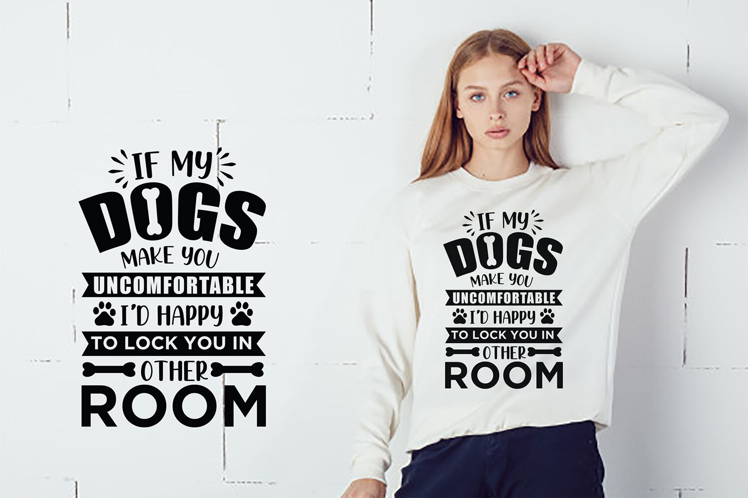 Download Dog Svg Dog Quotes Svg Cut File By Craftlabsvg Thehungryjpeg Com PSD Mockup Templates