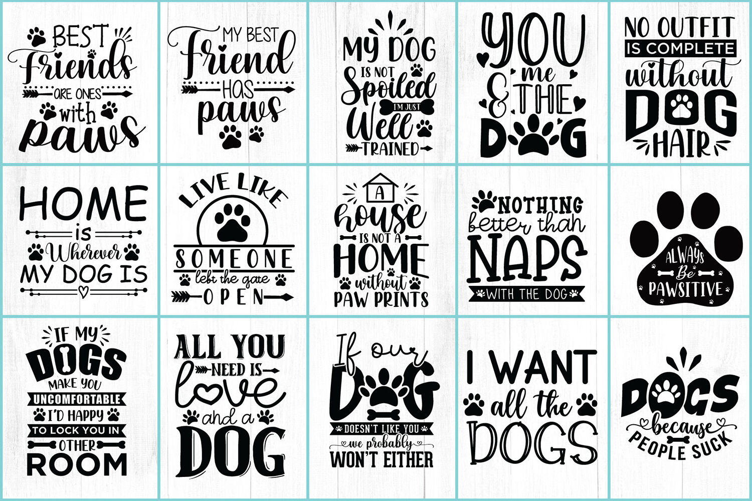 Download Dog Svg Bundle 25 Dog Quotes Bundle Svg Dxf Eps Png Pdf By Craftlabsvg Thehungryjpeg Com PSD Mockup Templates