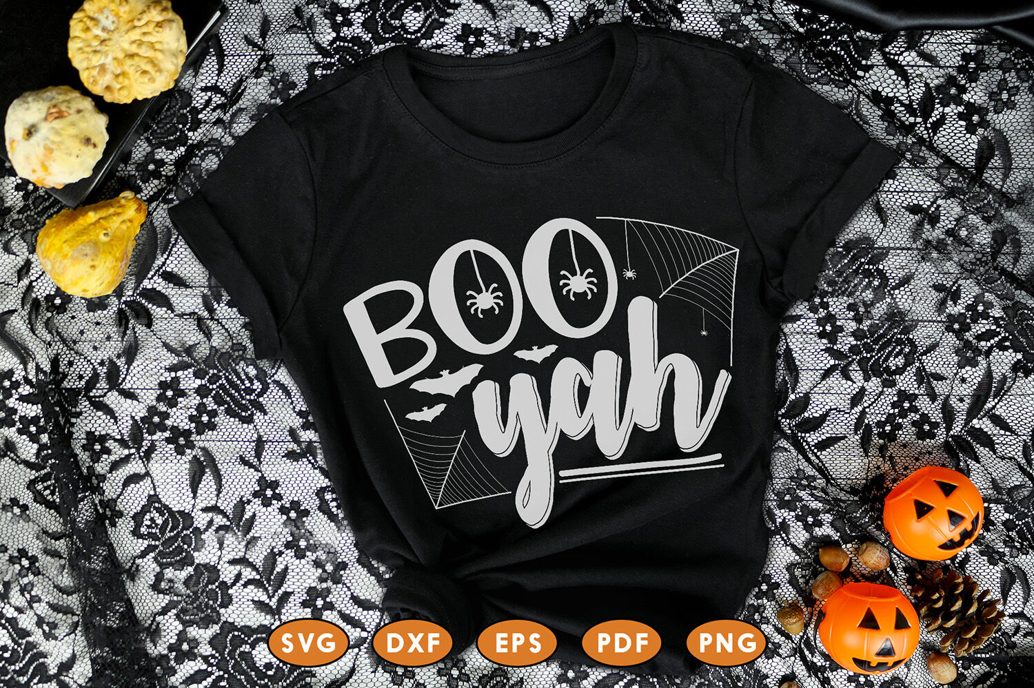 Download Boo-yah, Halloween Quotes SVG, Halloween SVG DXF PNG EPS ...