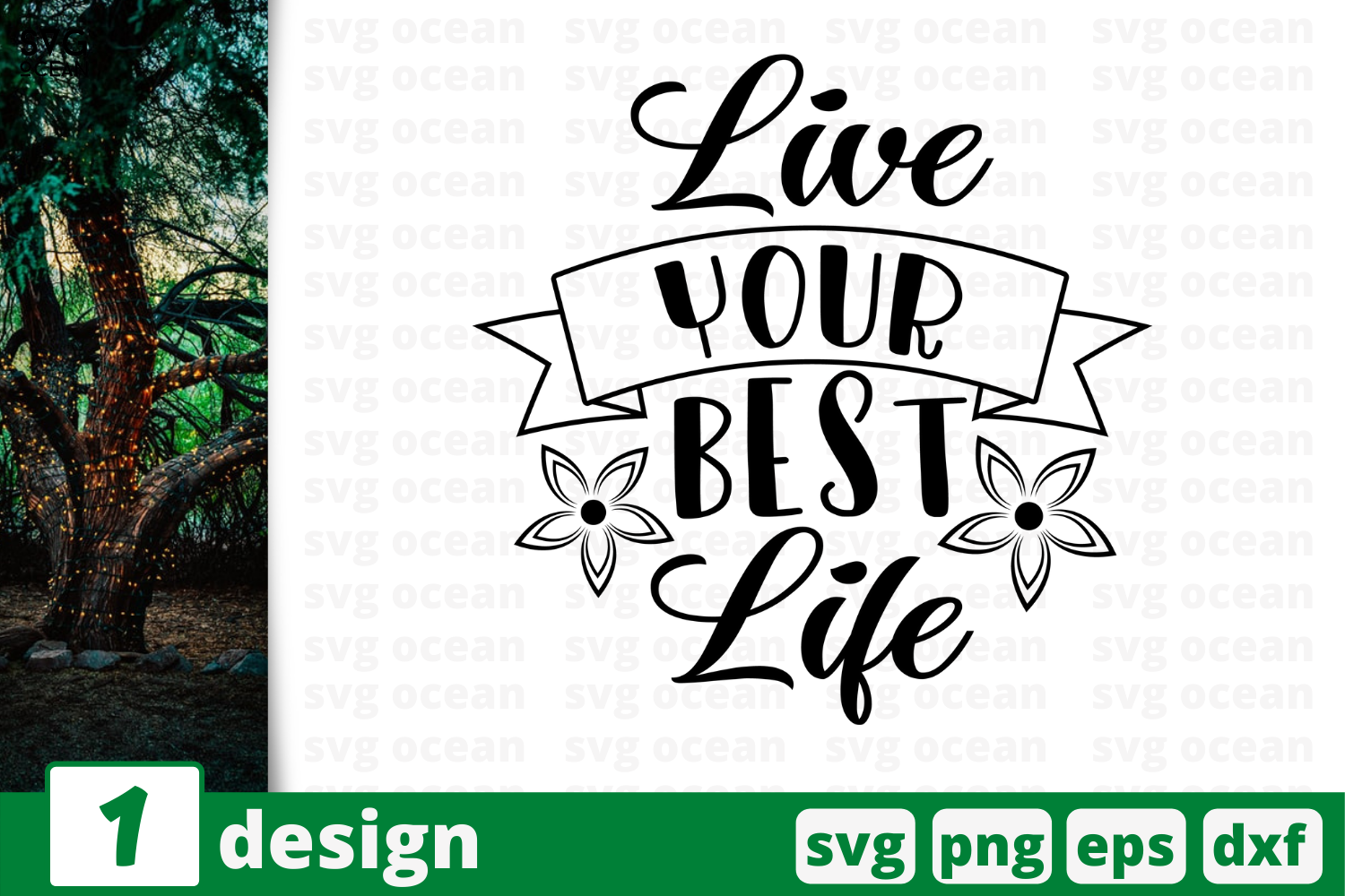 Download Live Your Best Life Inspiration Quotes Cricut Svg By Svgocean Thehungryjpeg Com SVG, PNG, EPS, DXF File