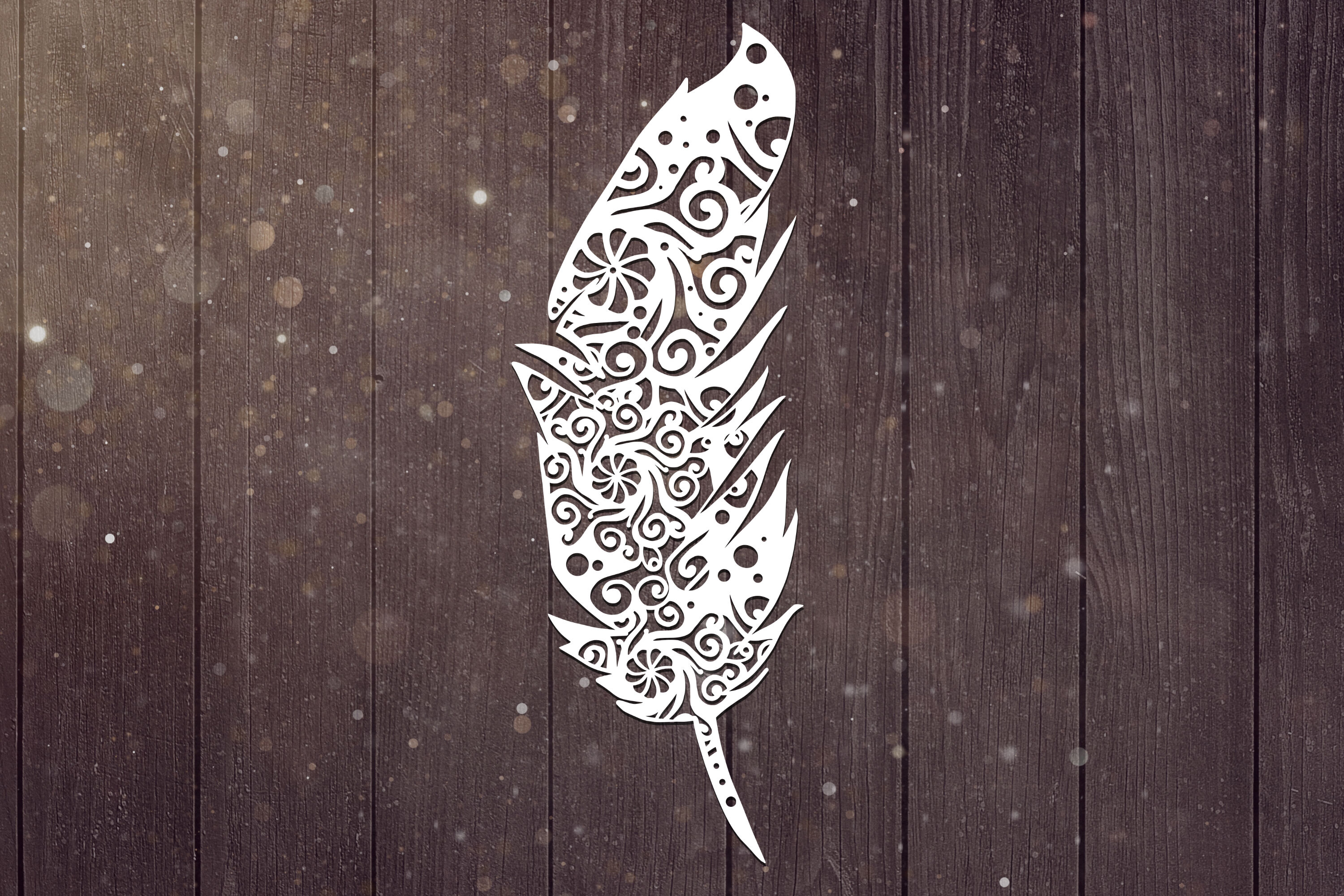 Download Feather Mandala Svg Bird Svg By Fortuna Prints Thehungryjpeg Com