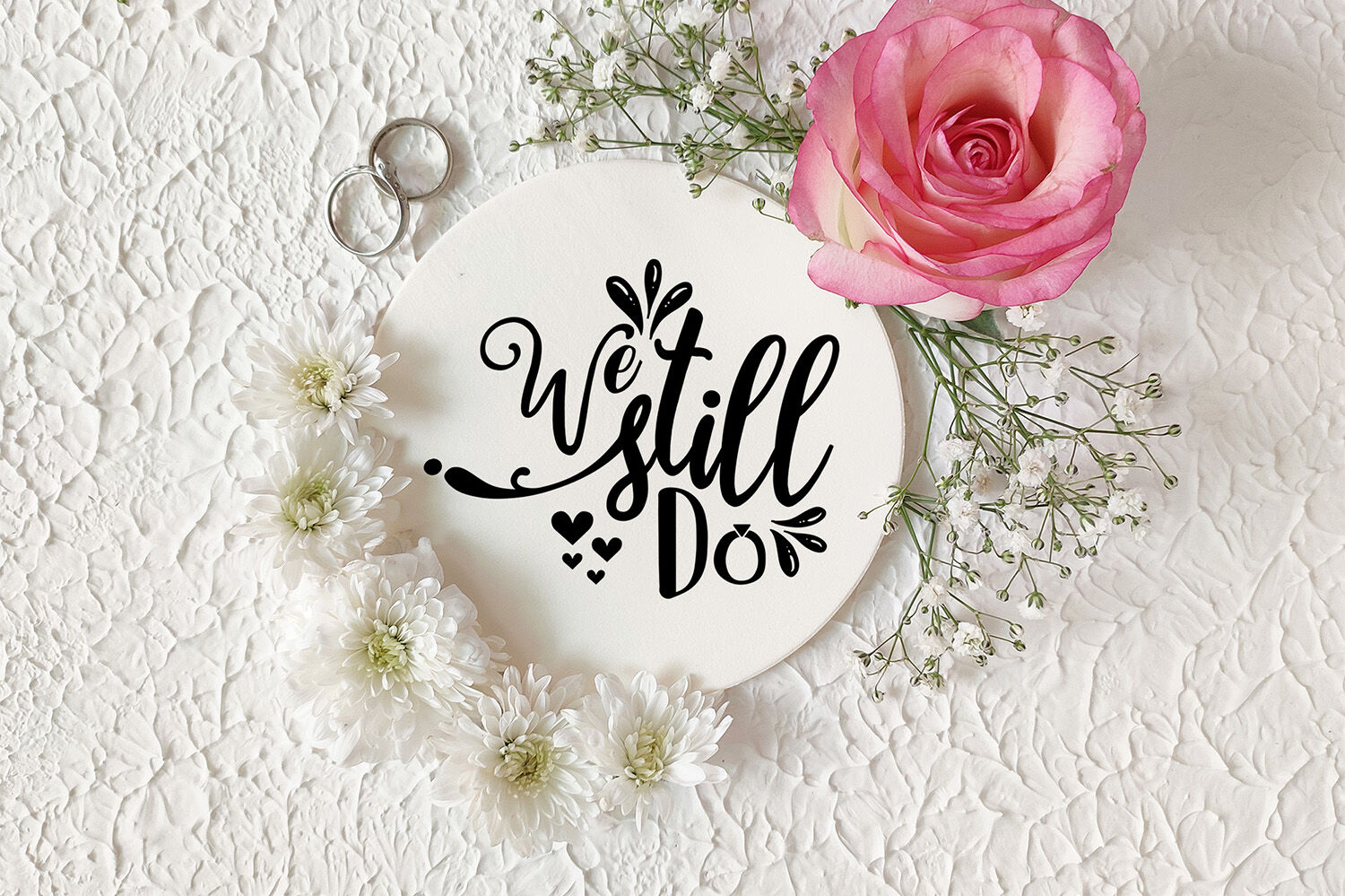 Download We Still Do, Wedding Anniversary SVG, Cake Topper SVG By CraftLabSVG | TheHungryJPEG.com