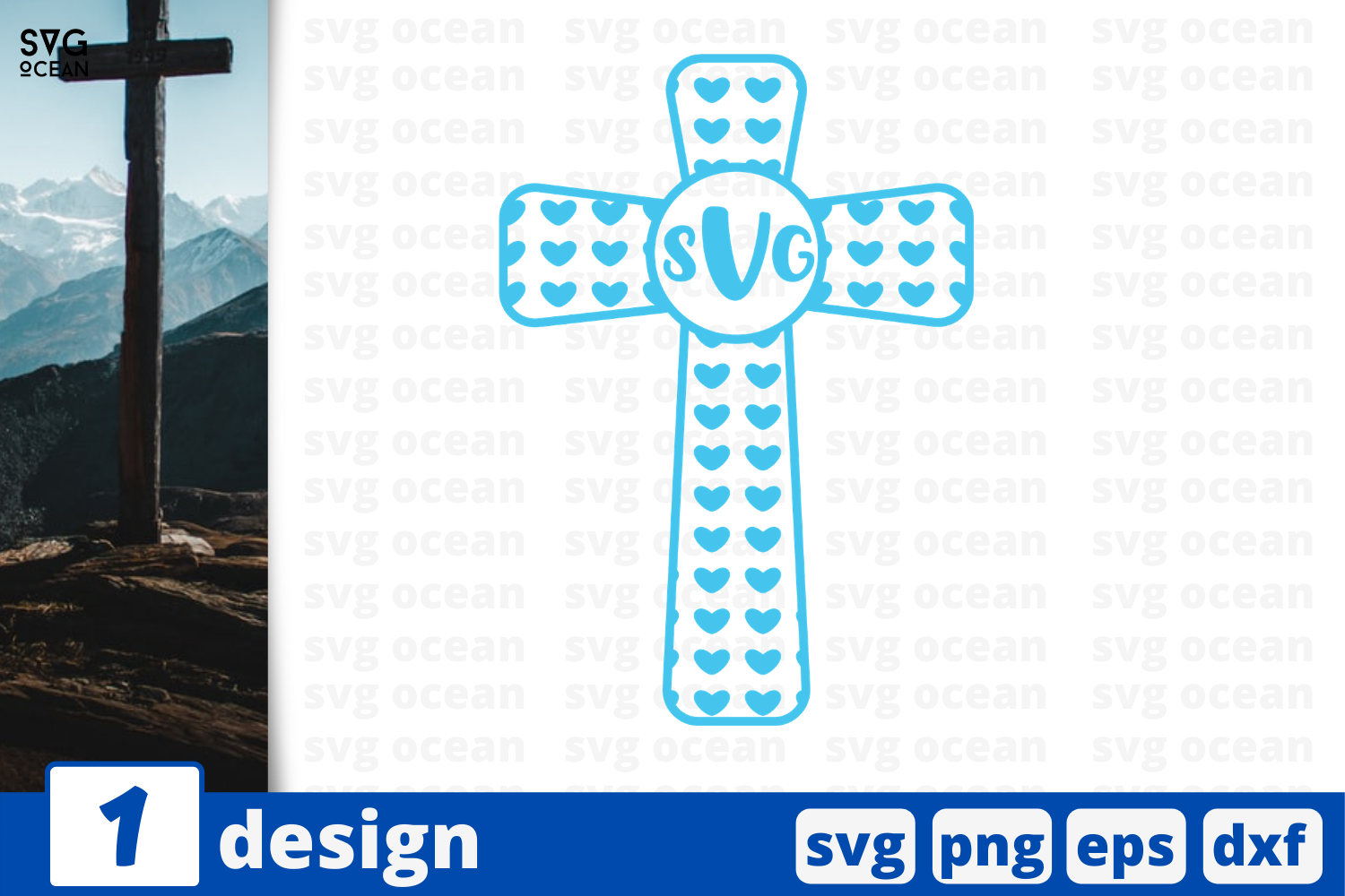 Download Cross Monogram Cricut Svg By Svgocean Thehungryjpeg Com