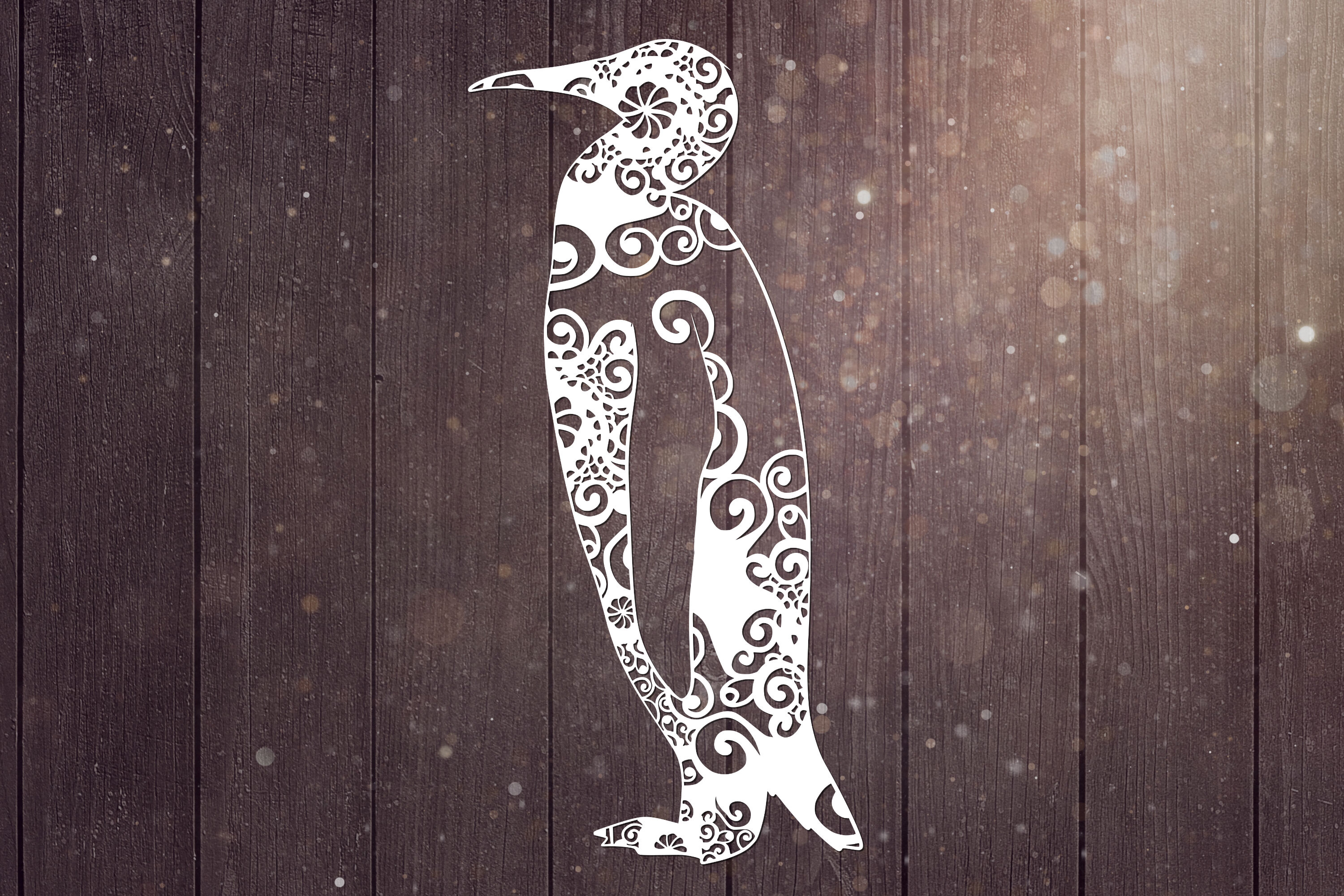 Download Penguin Mandala Svg Bird Svg By Fortuna Prints Thehungryjpeg Com