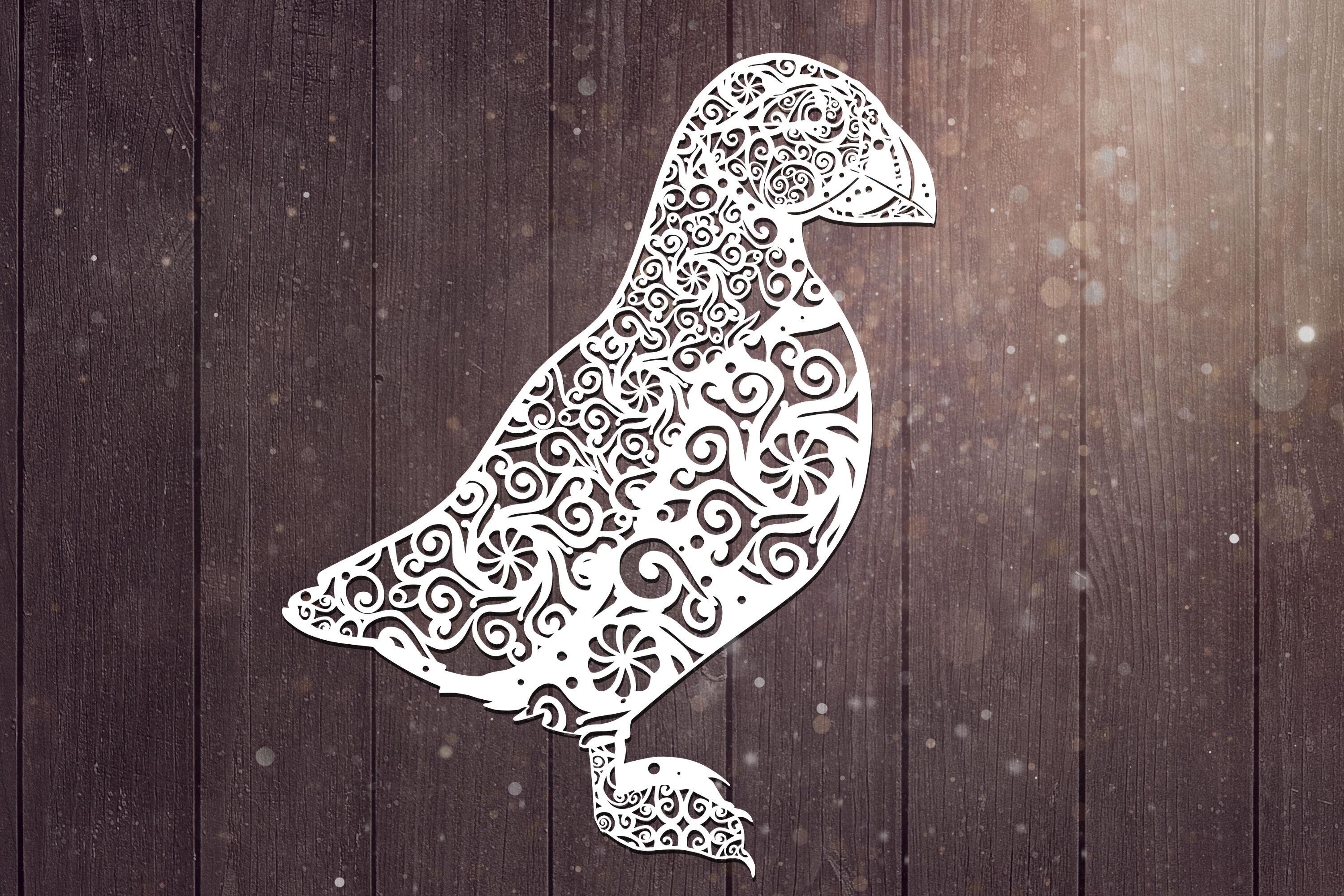 Download Puffin Mandala Svg Bird Svg By Fortuna Prints Thehungryjpeg Com