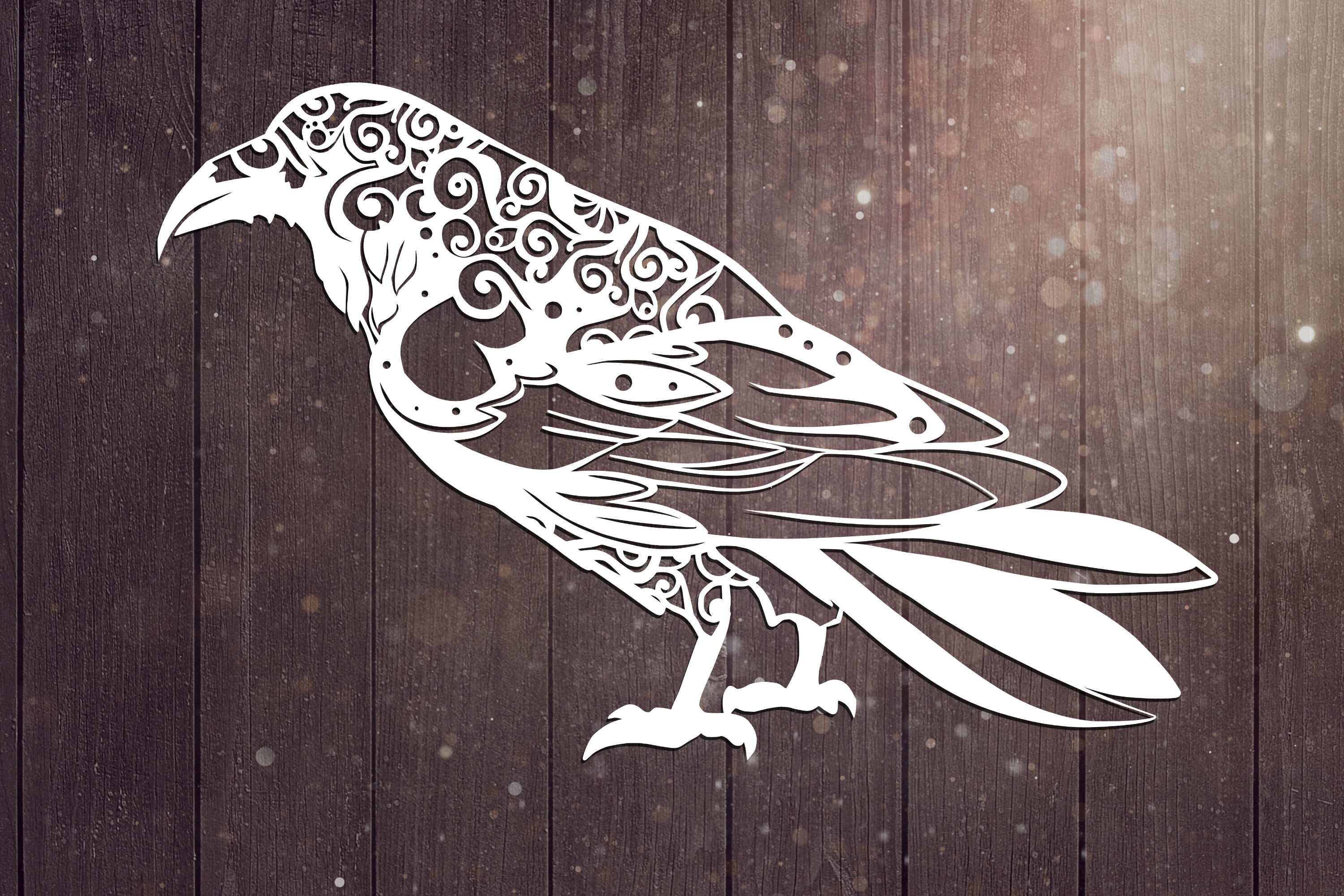 Download Raven Mandala Svg Bird Svg By Fortuna Prints Thehungryjpeg Com