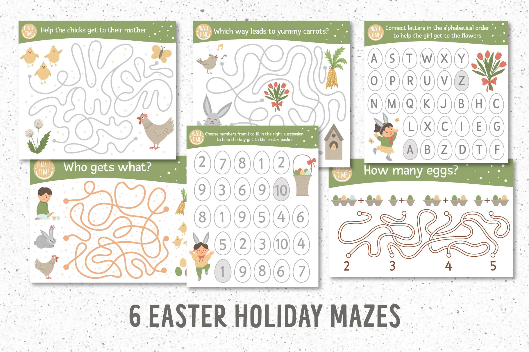 Download Funny Mazes Collection By Lexi Claus Thehungryjpeg Com