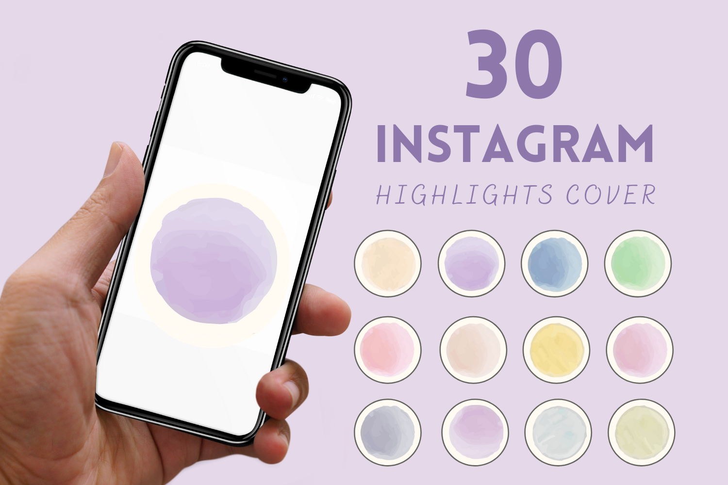 30 Pastel colors Instagram Story Templates By SvgOcean | TheHungryJPEG
