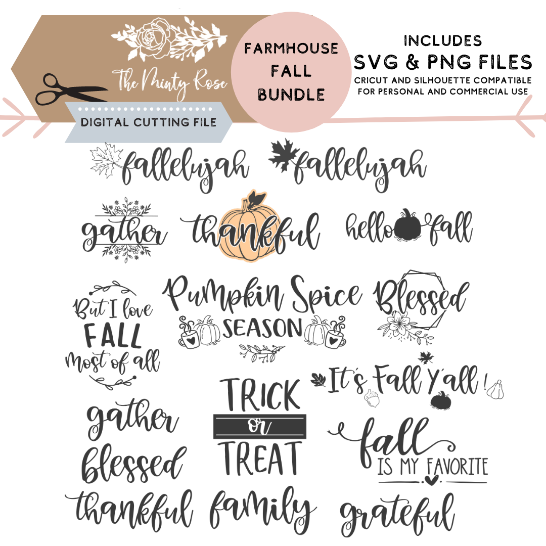 Download Huge Fall Bundle Fall Svg Bundle Autumn For Cricut And Silhouette By The Southern Rose Magnolia Thehungryjpeg Com