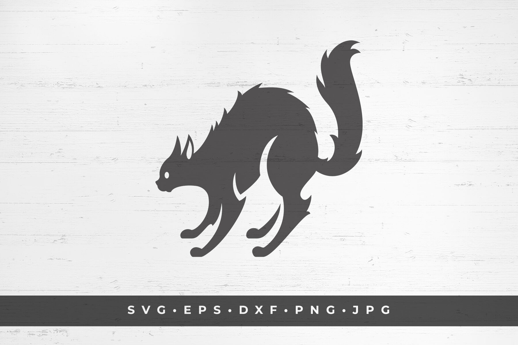 Download Black Hissing Cat Halloween Vector Illustration Svg Png Dxf Eps By Vasya Kobelev Thehungryjpeg Com 3D SVG Files Ideas | SVG, Paper Crafts, SVG File