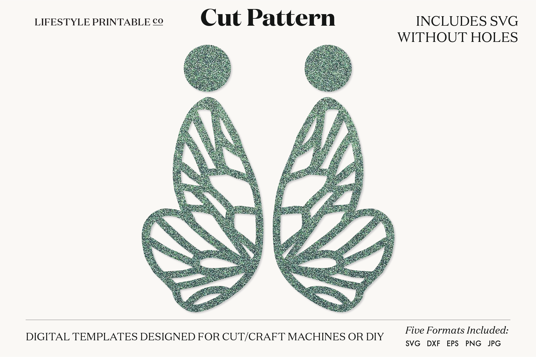 Free SVG Templates for Crafting Faux Leather Earrings