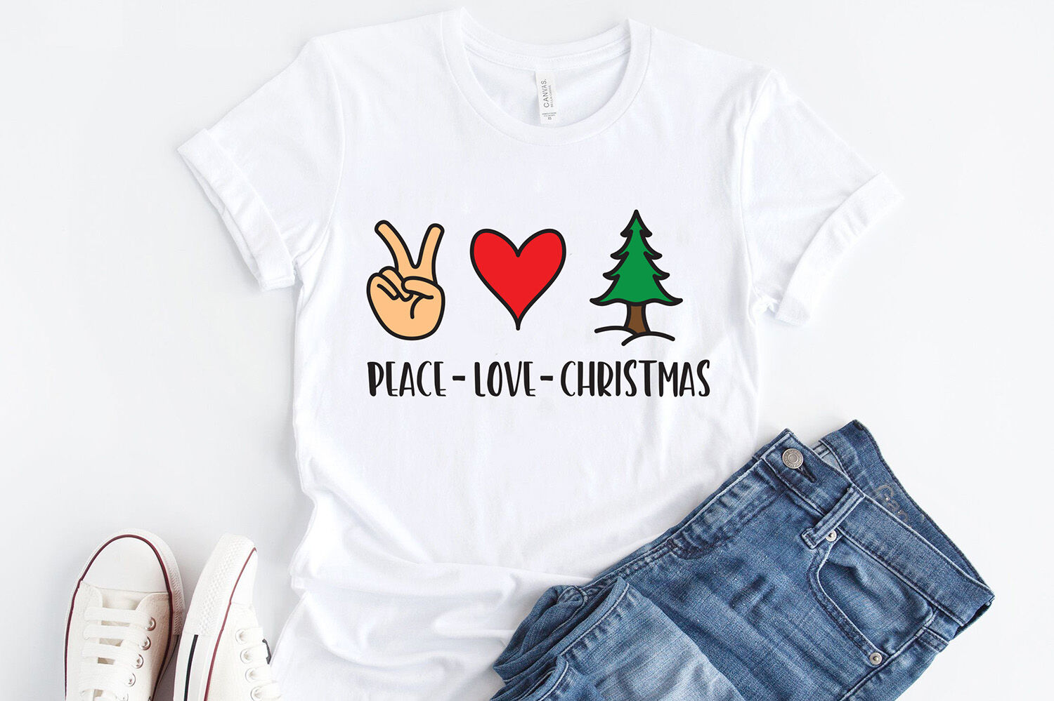 Download Peace Love Christmas, SVG, DXF, EPS, PNG, PDF, Christmas ...