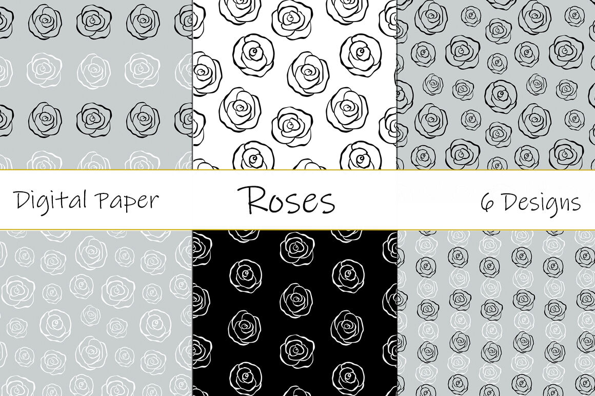 Download Roses Pattern Vector Roses Flower Pattern Vector Roses Svg By Irinashishkova Thehungryjpeg Com