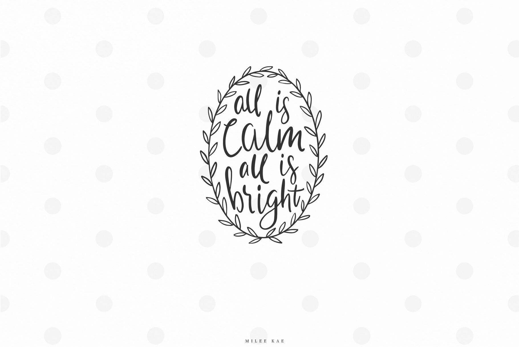 Download Handlettered Christmas Quote Svg Cut File By Michelekae Thehungryjpeg Com