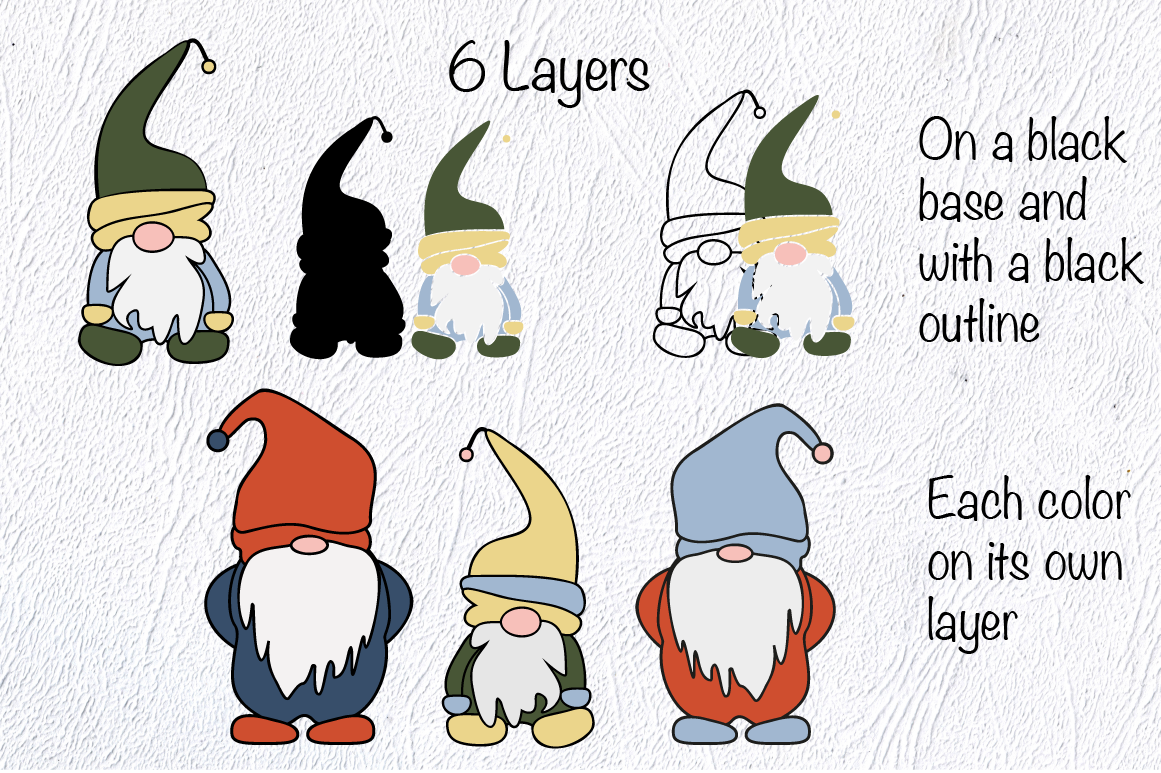 Free Free Layered Gnome Svg Free 679 SVG PNG EPS DXF File