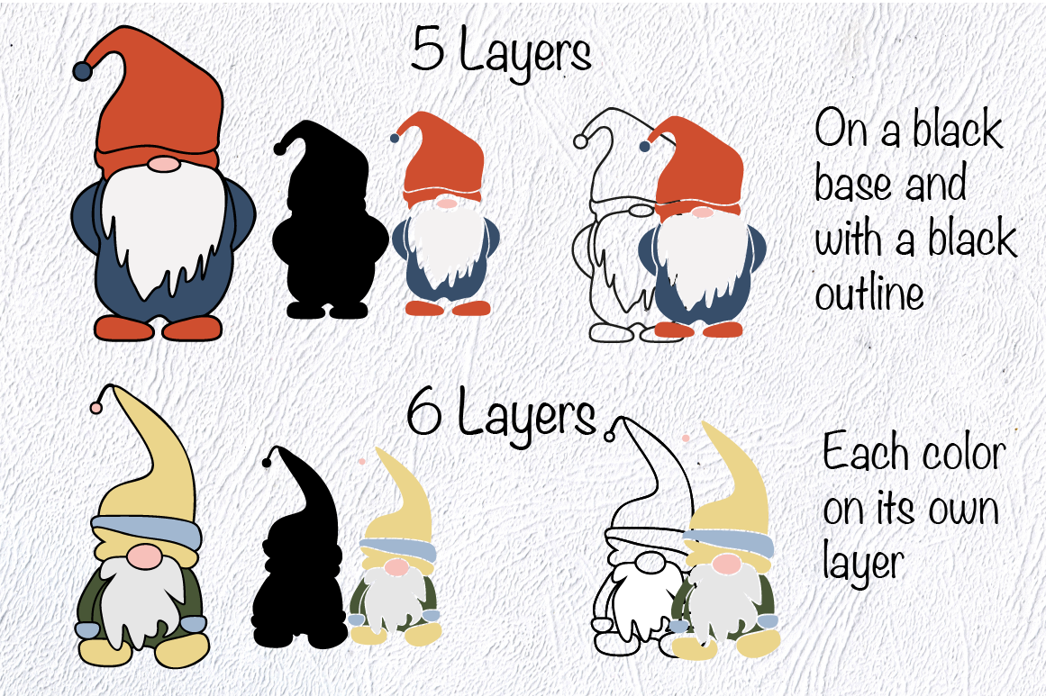 Sublimation File Gnome SVG Gnome Digital Image Commercial Rights Included Print and Cut Gnome ClipArt