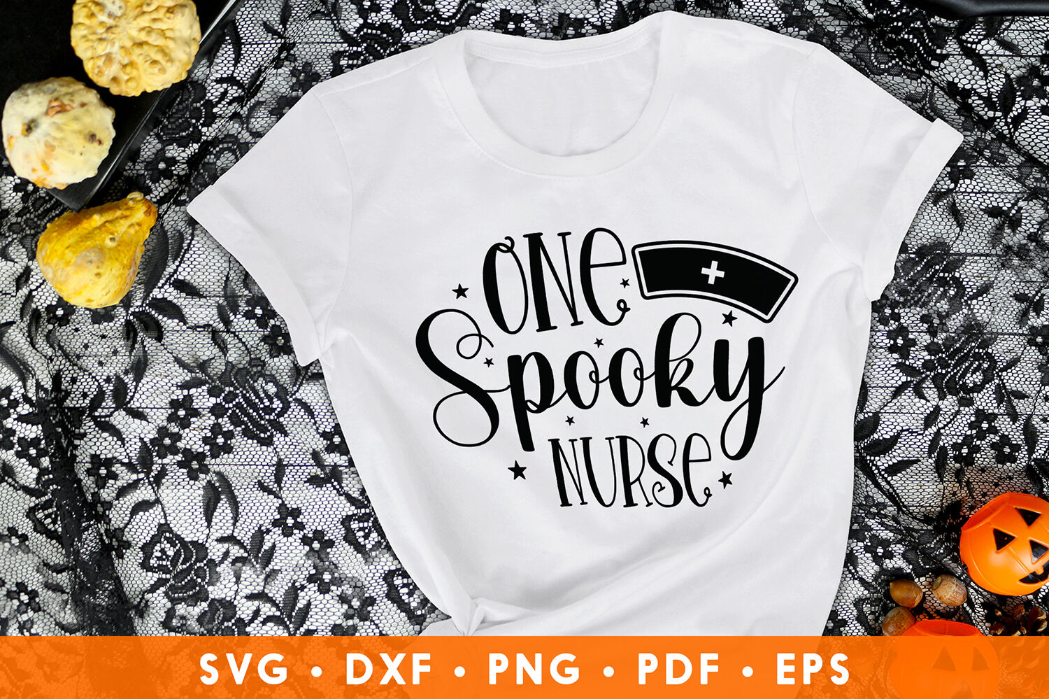 Download One Spooky Nurse Halloween Svg Nurse Svg Dxf Eps Png By Craftlabsvg Thehungryjpeg Com