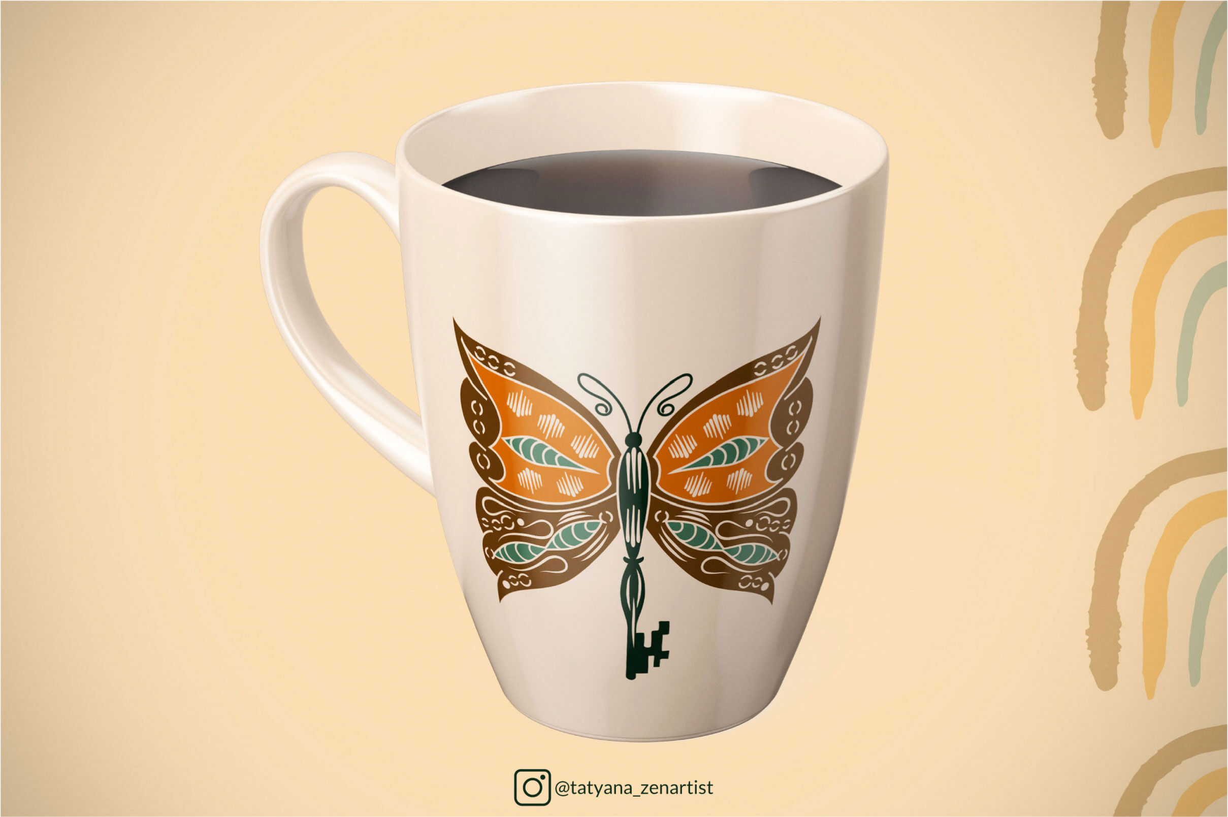 Download Boho Butterfly Svg Silhouette Butterfly For T Shirt Design By Zenart Studio By Tatyana Matsiushkova Thehungryjpeg Com