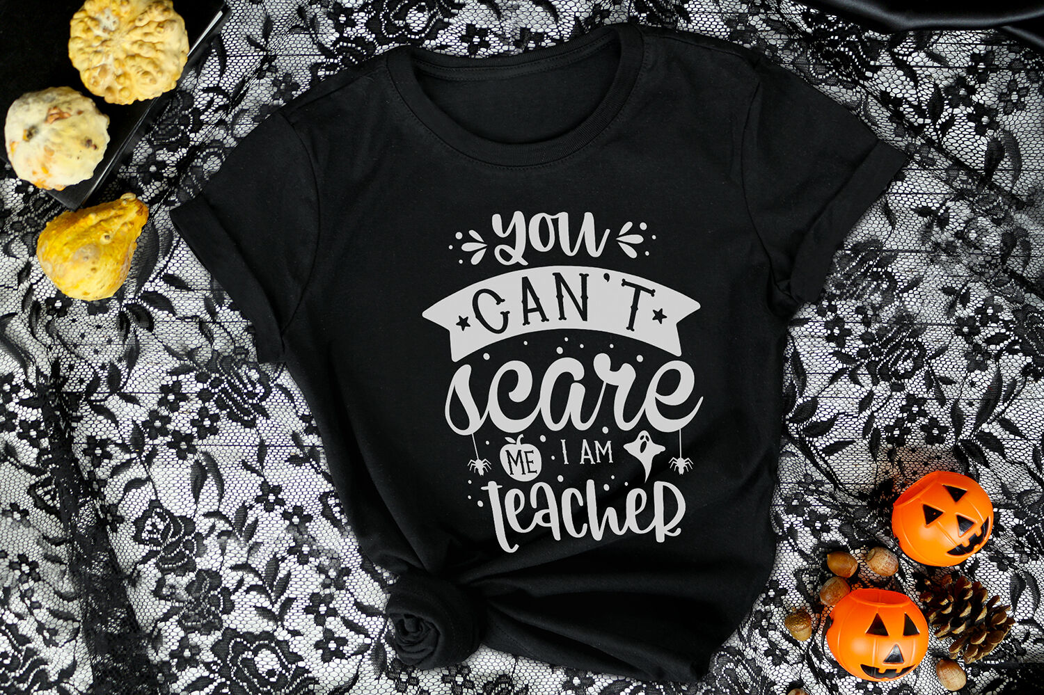 Download You Can't Scare Me I Am Teacher, Teacher SVG, Halloween SVG By CraftLabSVG | TheHungryJPEG.com