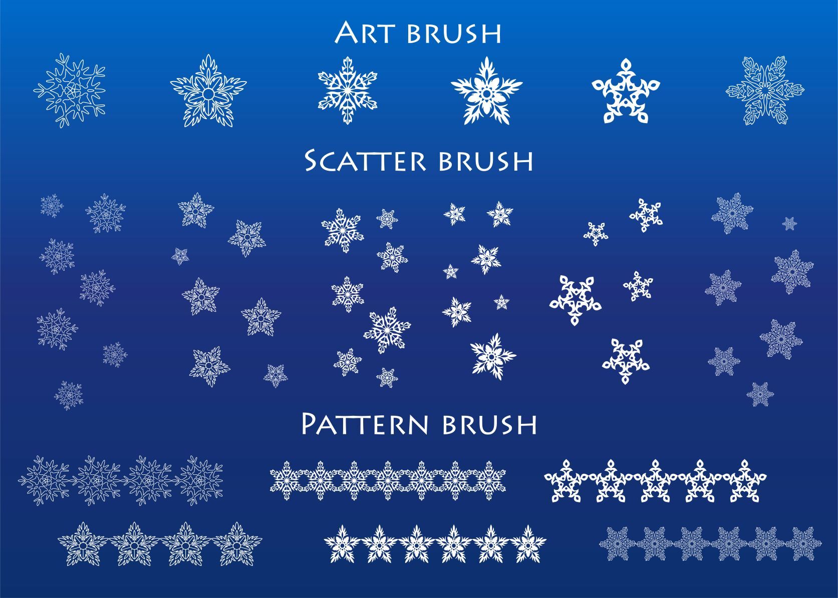 snow brush for illustrator free download