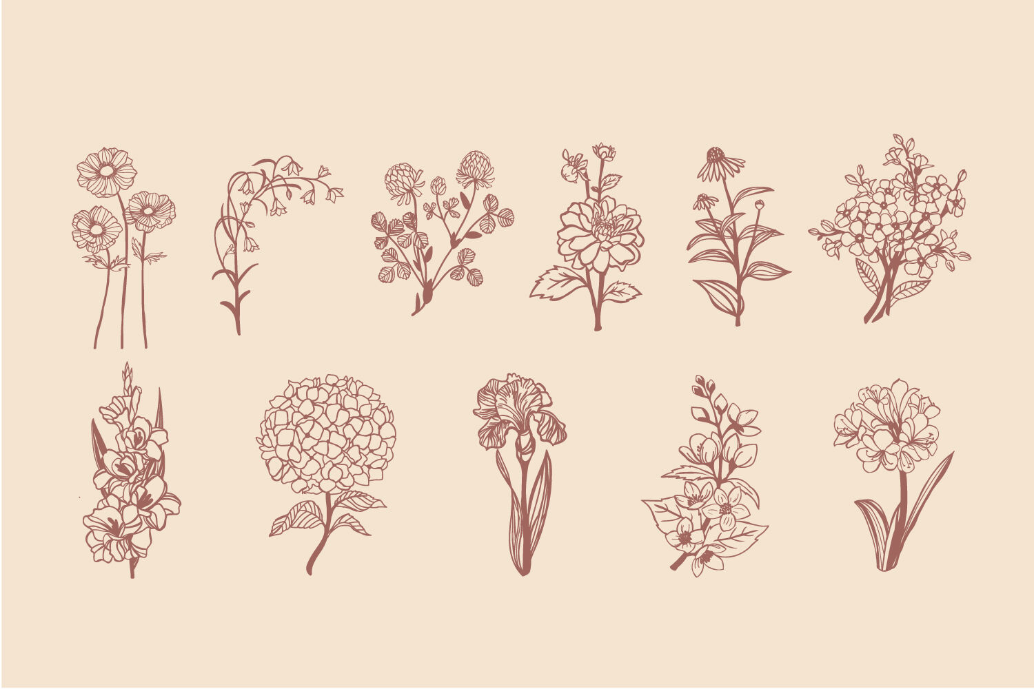 Free Free 174 Simple Drawn Flower Svg SVG PNG EPS DXF File