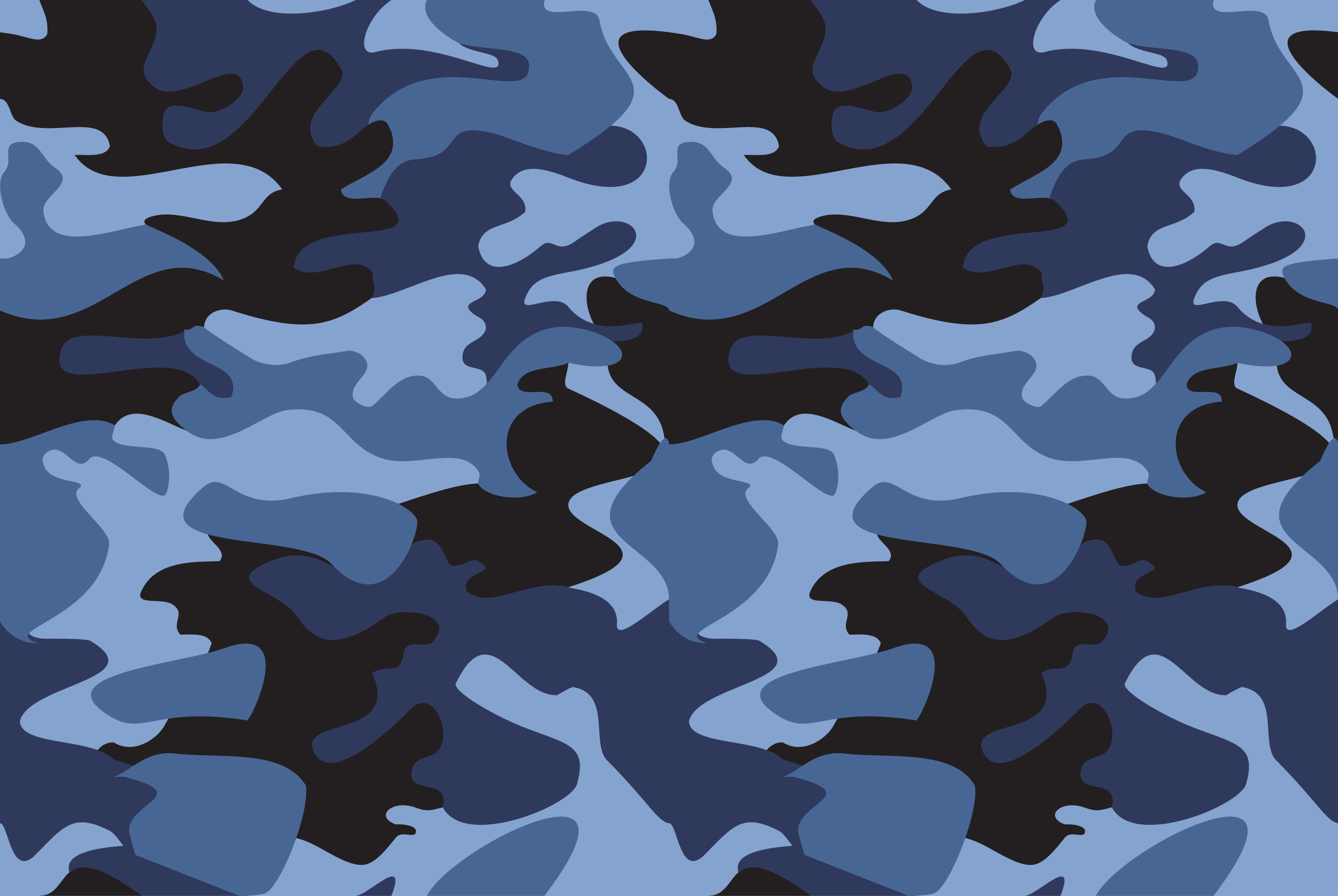 Camouflage pattern camo marine blue virtual background for Zoom By