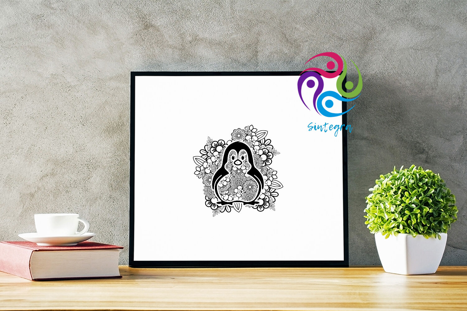 Download Floral Mandala Penguin Svg File By Sintegra Thehungryjpeg Com