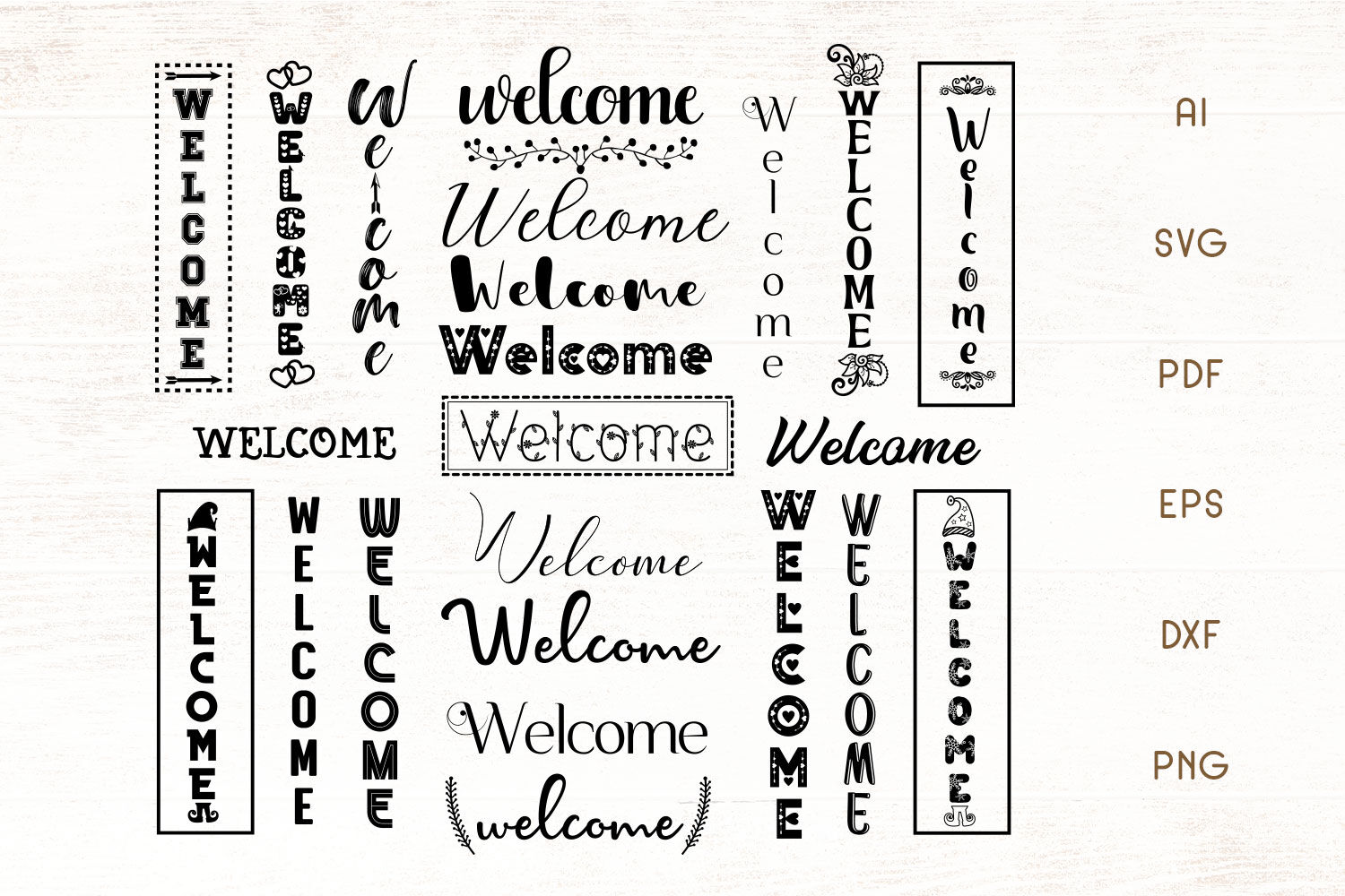 Welcome Sign Svg Welcome Svg Bundle Farmhouse Sign Svg Porch Sign By