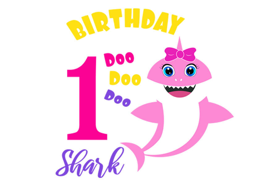 Download Shark 1st Birthday Svg Birthday Shark Clipart Funny Shark Svg Cricu By Lillyarts Thehungryjpeg Com