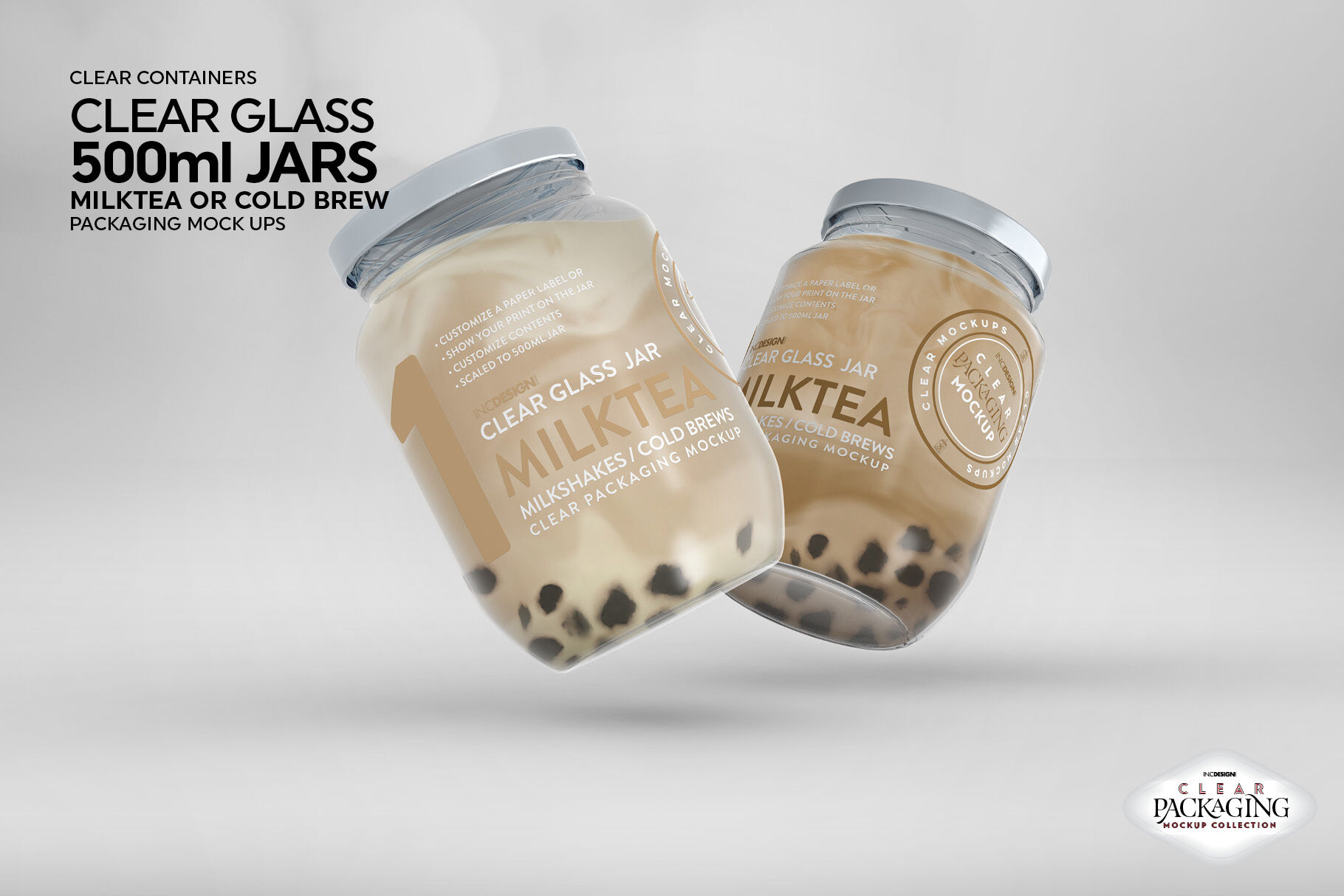 Glass coffee jar mockup  Coffee jars, Jar packaging, Jar