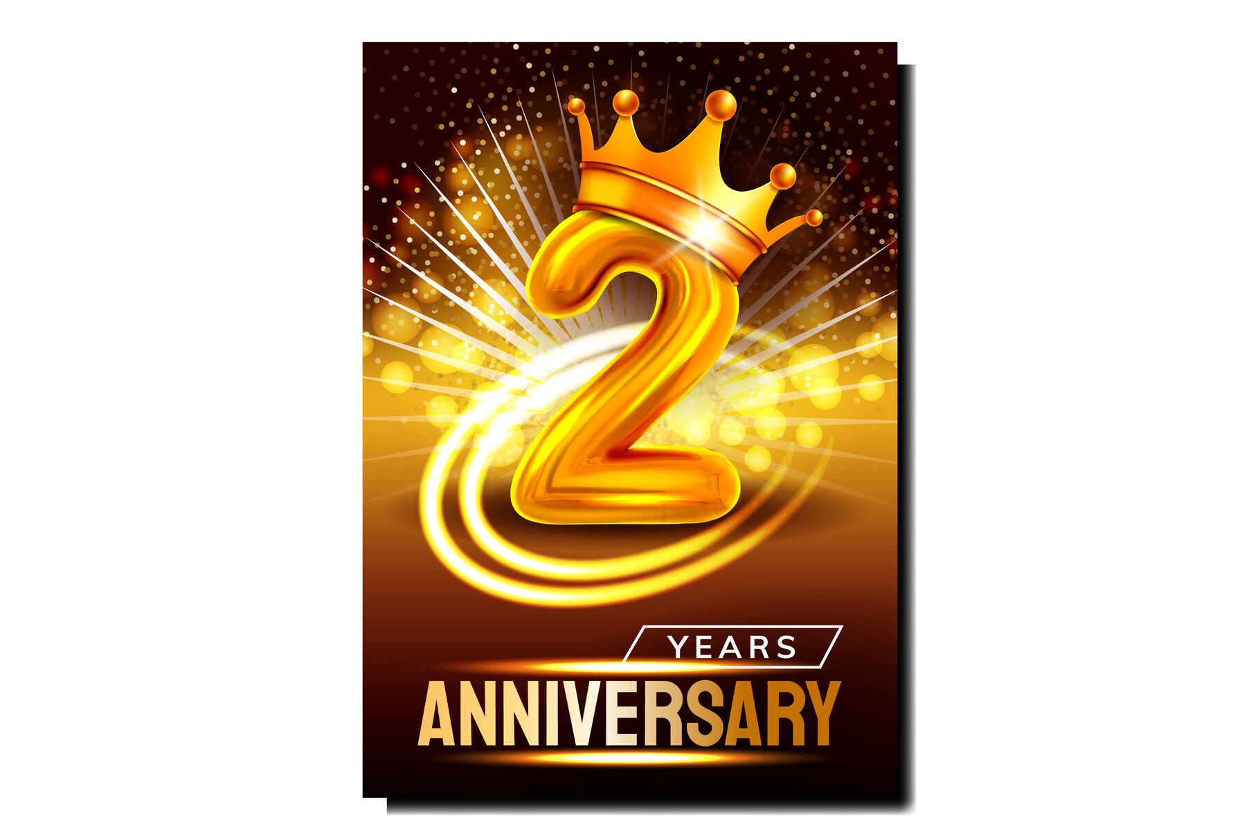 2nd Second Anniversary Celebrating Icon Logo Label Vector Event Gold Color  Shield PNG Images | EPS Free Download - Pikbest
