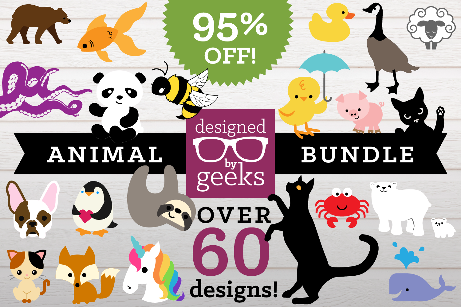 Download Huge Animal SVG Bundle | SVG | PNG | DXF By Designed by ...