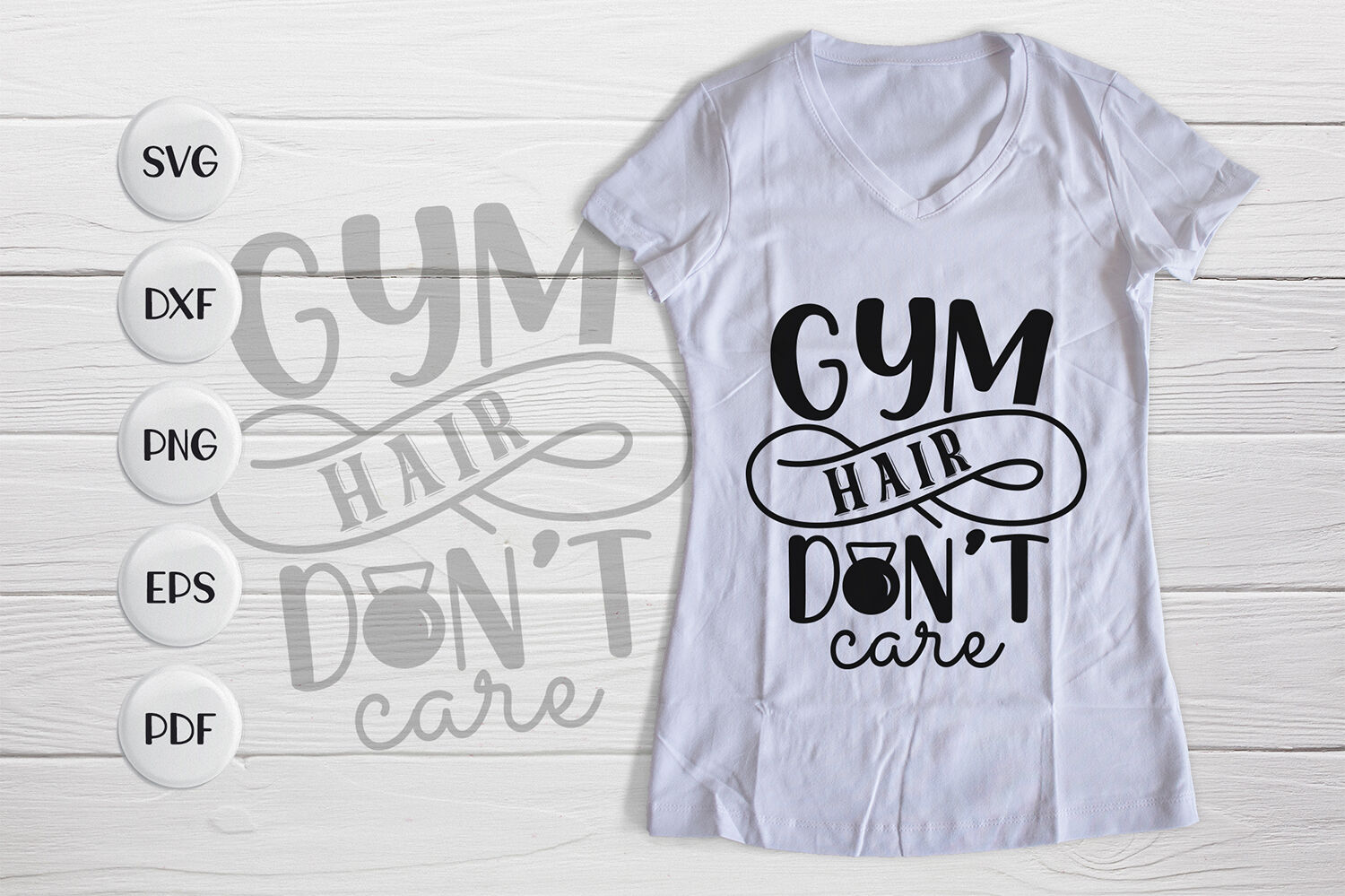 Download Workout Svg Gym Hair Don T Care Workout Quotes Svg By Craftlabsvg Thehungryjpeg Com