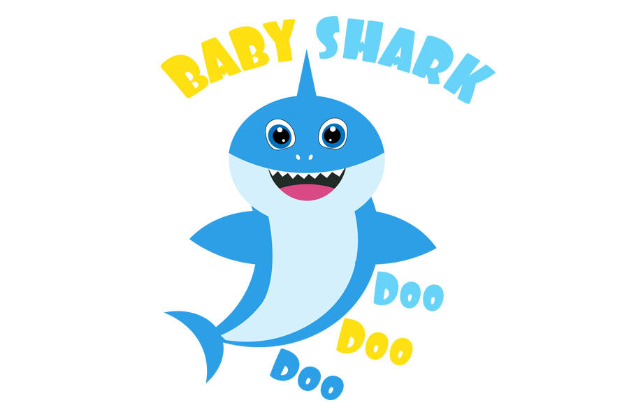 Funny baby online shark