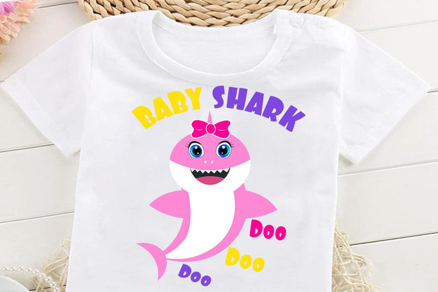 Download Baby Shark Svg Girl Shark Clipart Pink Shark Svg Cricut Girl Shark By Lillyarts Thehungryjpeg Com