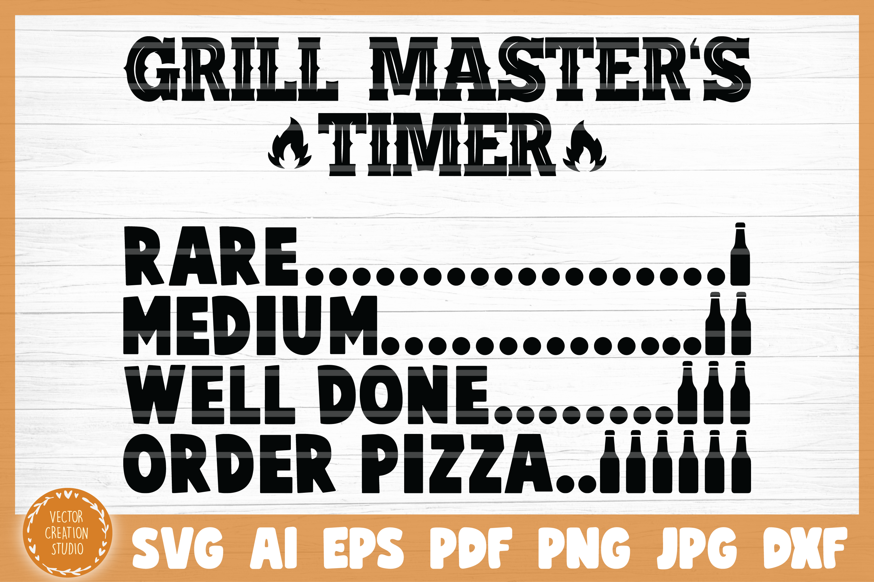 Download Bbq Grill Timer Svg Cut File By Vectorcreationstudio Thehungryjpeg Com