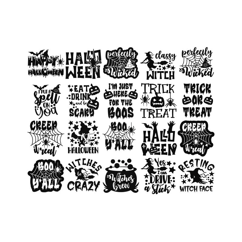 Download Halloween Svg Bundle Horror Svg Pumpkin Signs Halloween Costume Sv By Casecustomcreations Thehungryjpeg Com PSD Mockup Templates