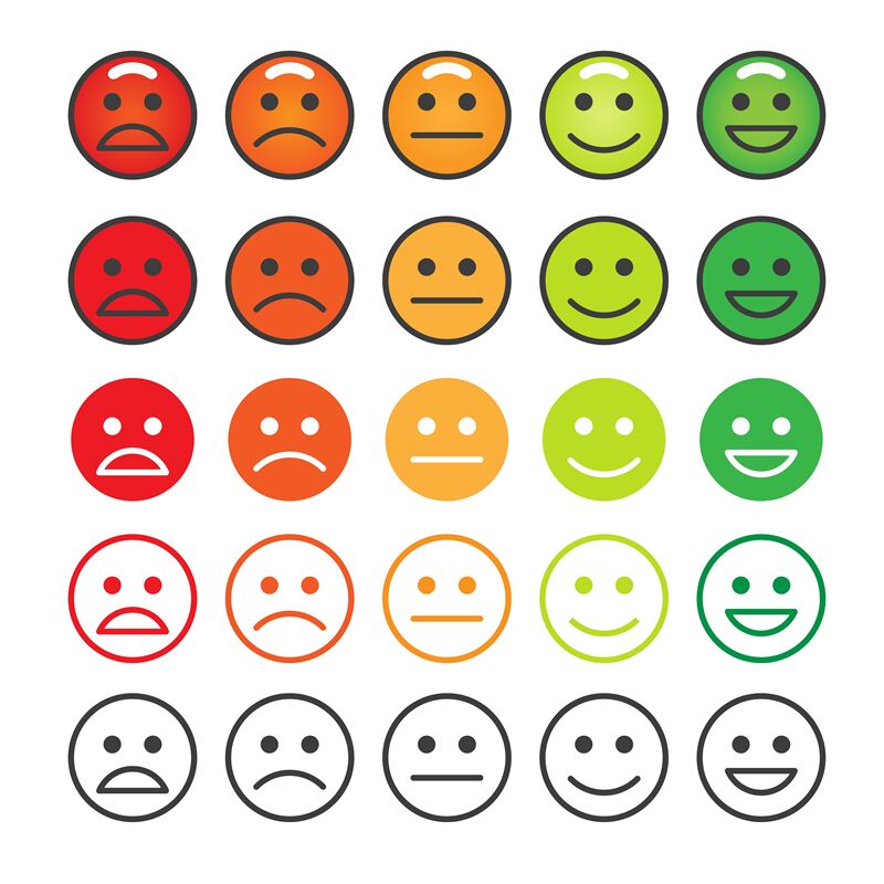Happy level faces set By vectortatu | TheHungryJPEG