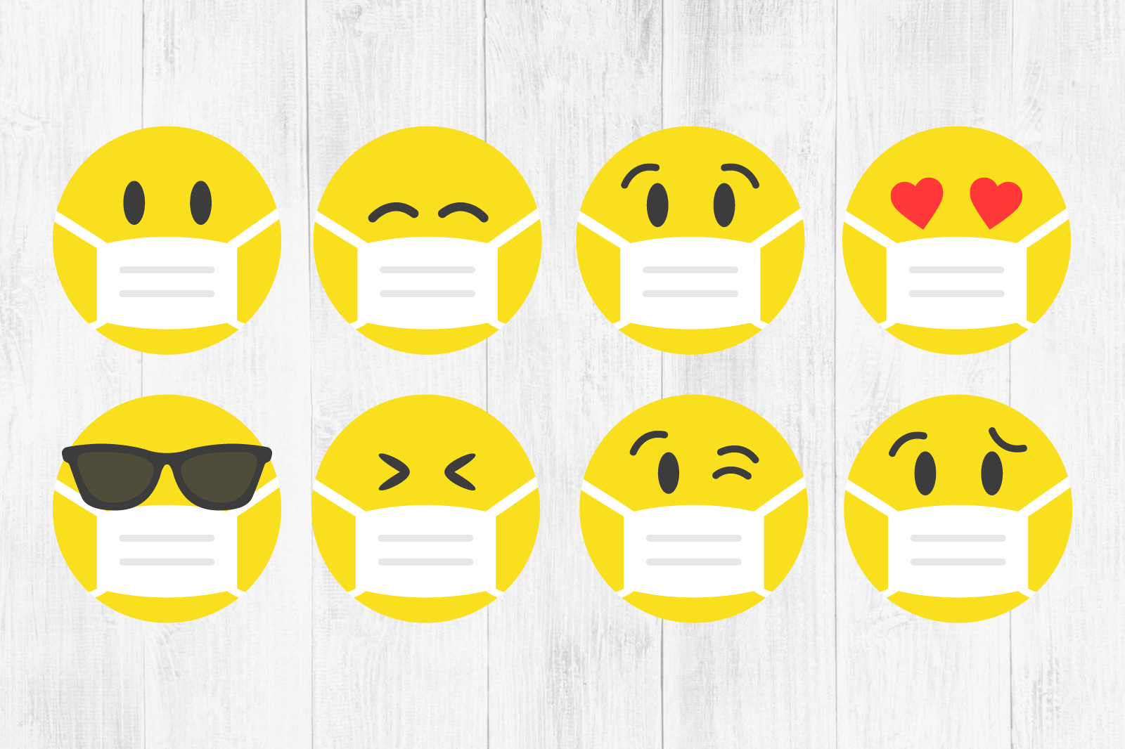 Download Emoji Face Masks Svg Emoji 2020 Quarantine Png By Twingenuity Graphics Thehungryjpeg Com