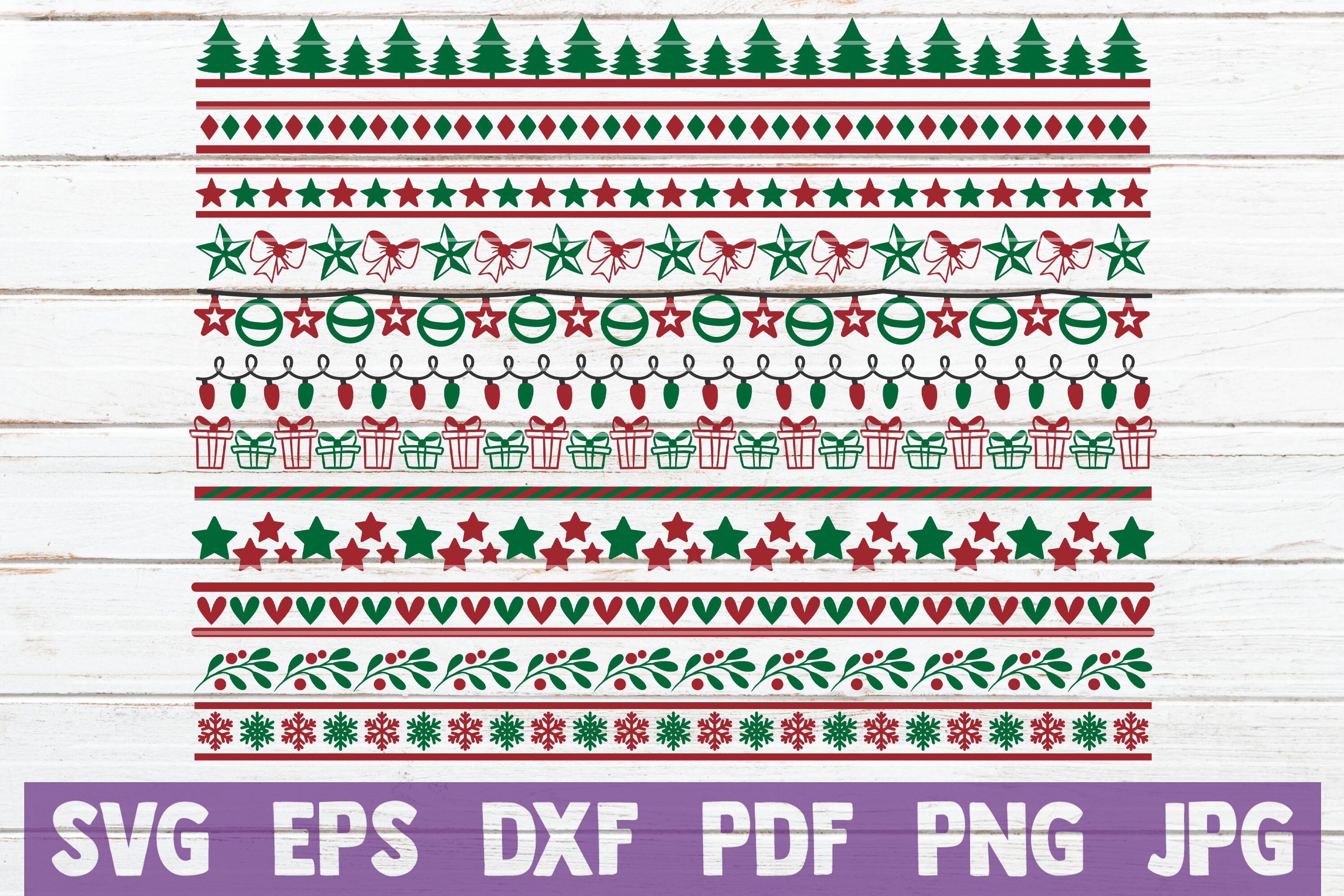 Download Christmas Borders Svg Bundle By Mintymarshmallows Thehungryjpeg Com PSD Mockup Templates