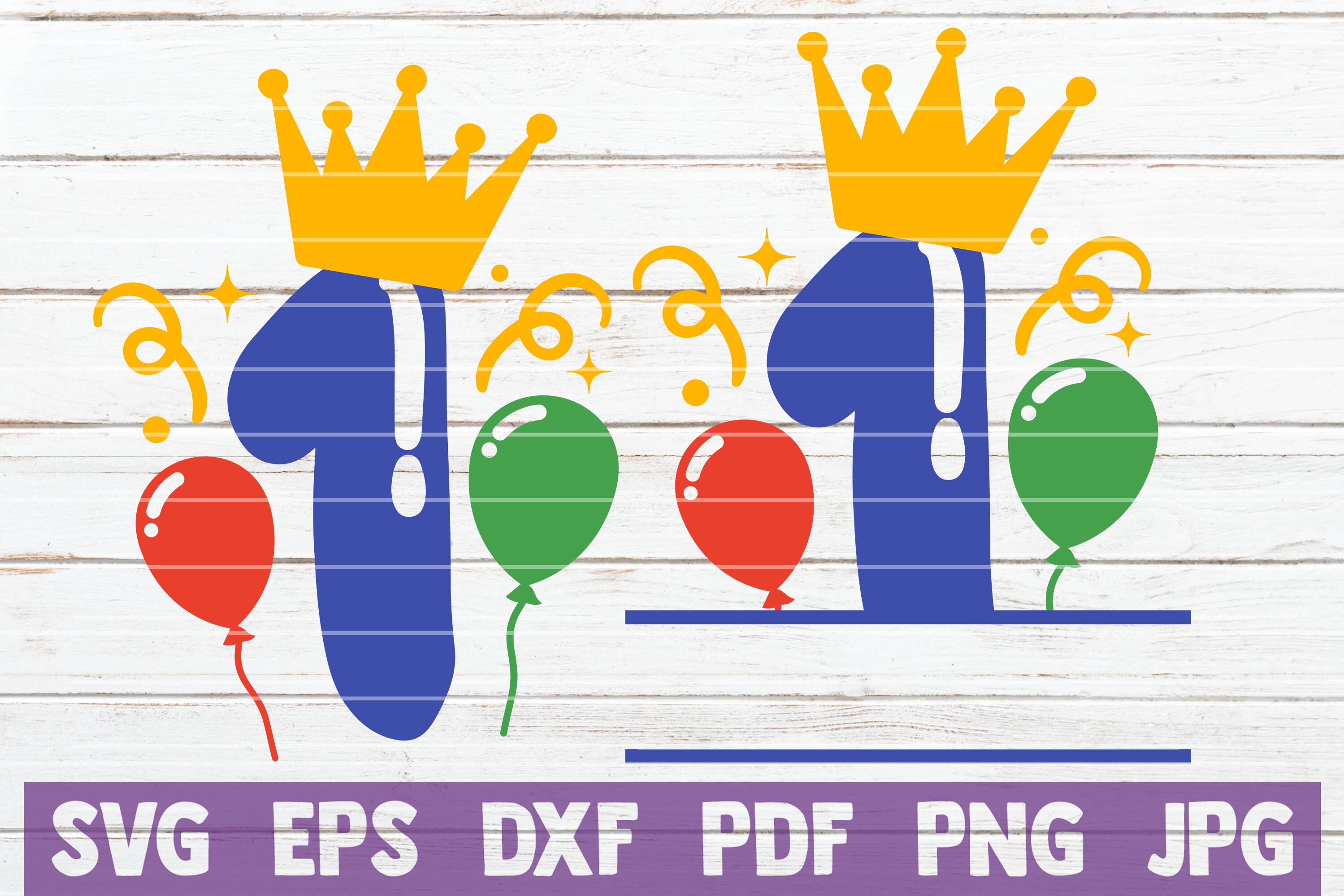 Download Birthday Balloons No 1 Svg Cut File By Mintymarshmallows Thehungryjpeg Com