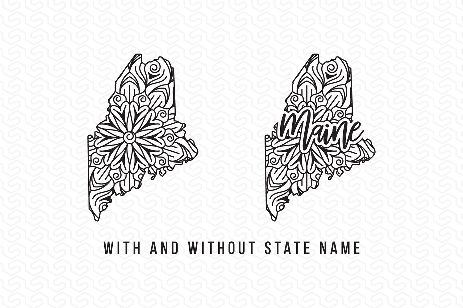 Download Svg Designs State Cutting Files Svg Cut Files Svg File Mandala Svg Svg Files Svg Files For Circut Svg Maine Mandala Svg Cut Files Clip Art Art Collectibles