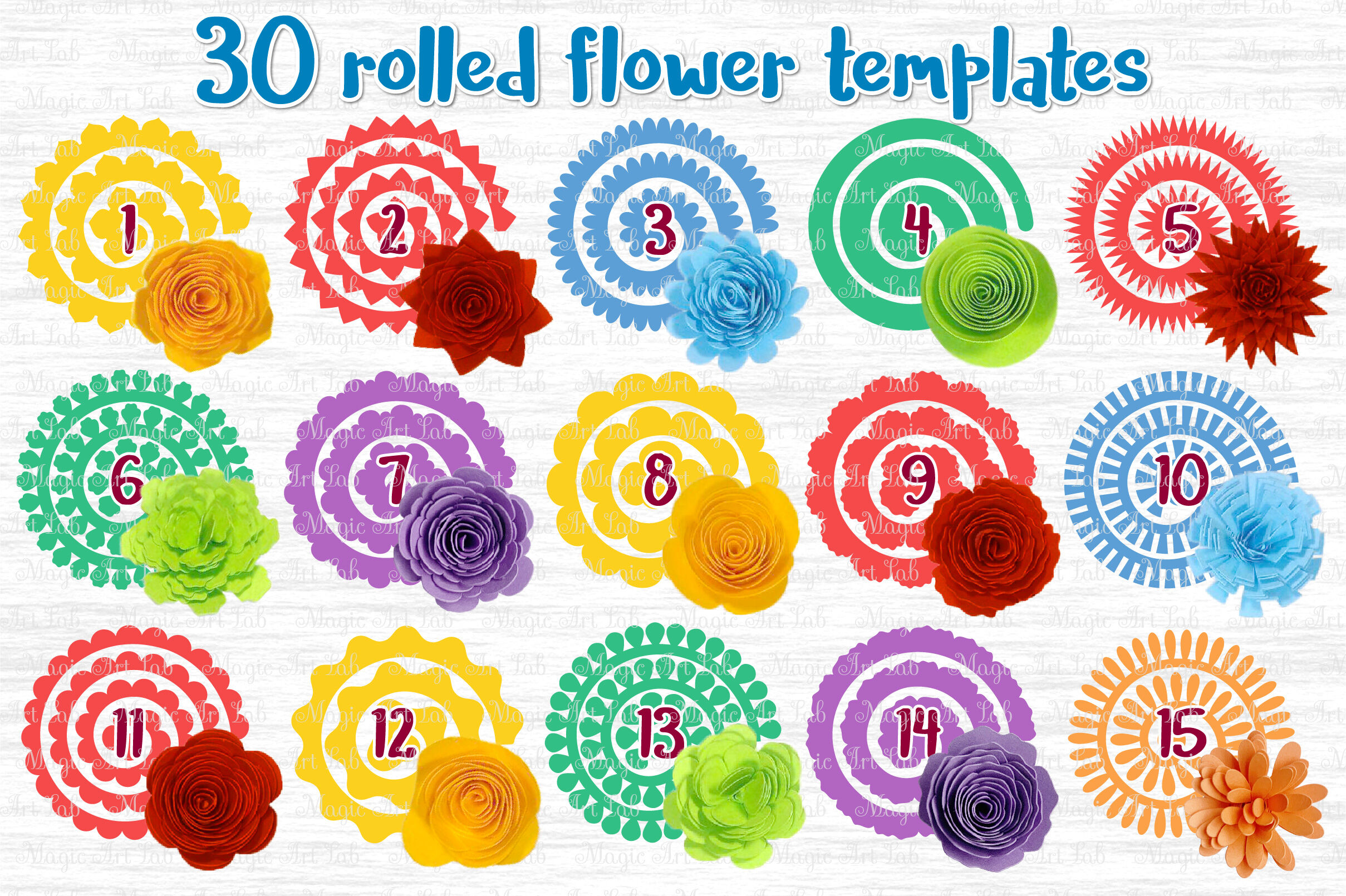 Free Free 321 Svg Printable Rolled Paper Flower Template SVG PNG EPS DXF File