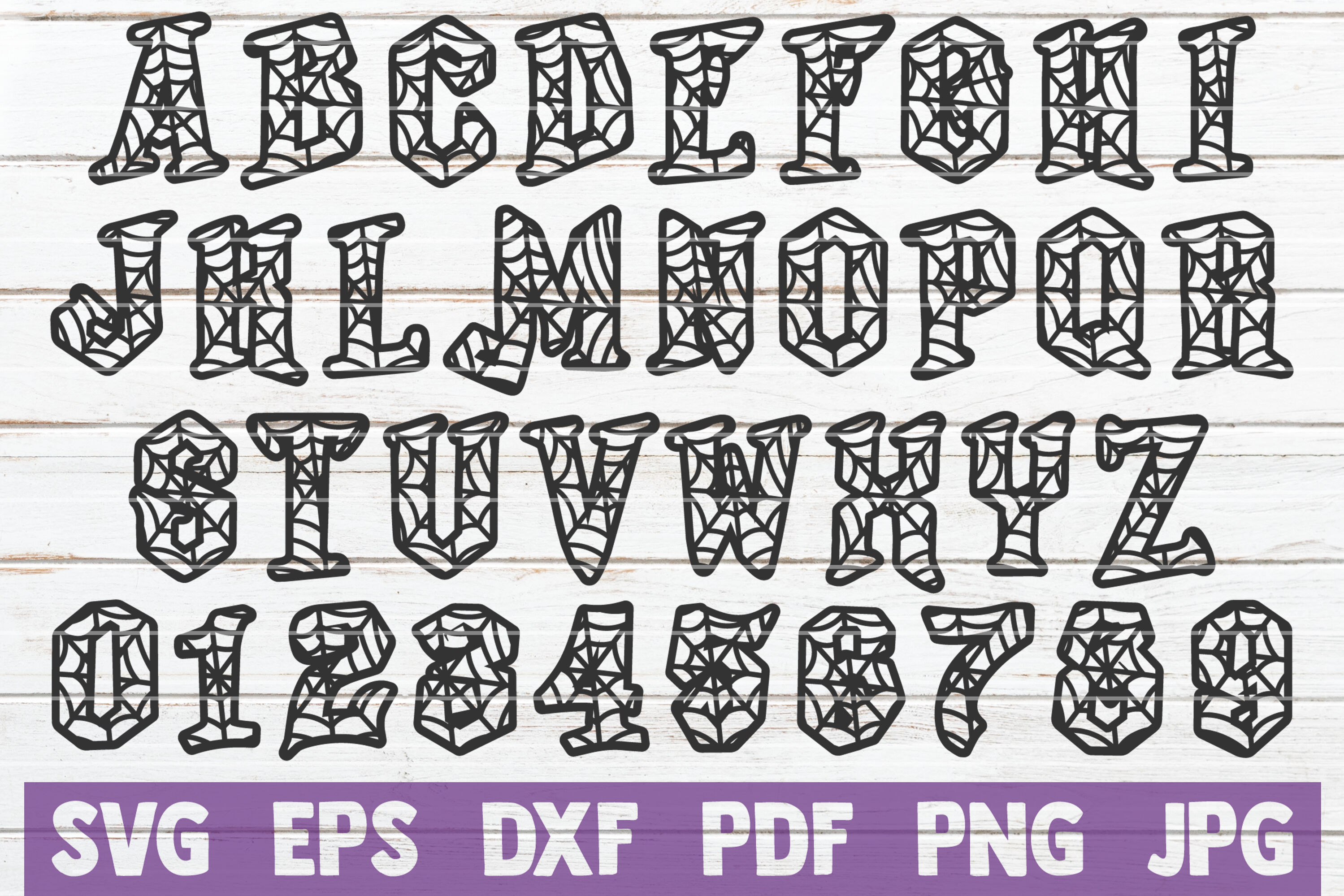 Download Halloween Svg Letters And Numbers By Mintymarshmallows Thehungryjpeg Com